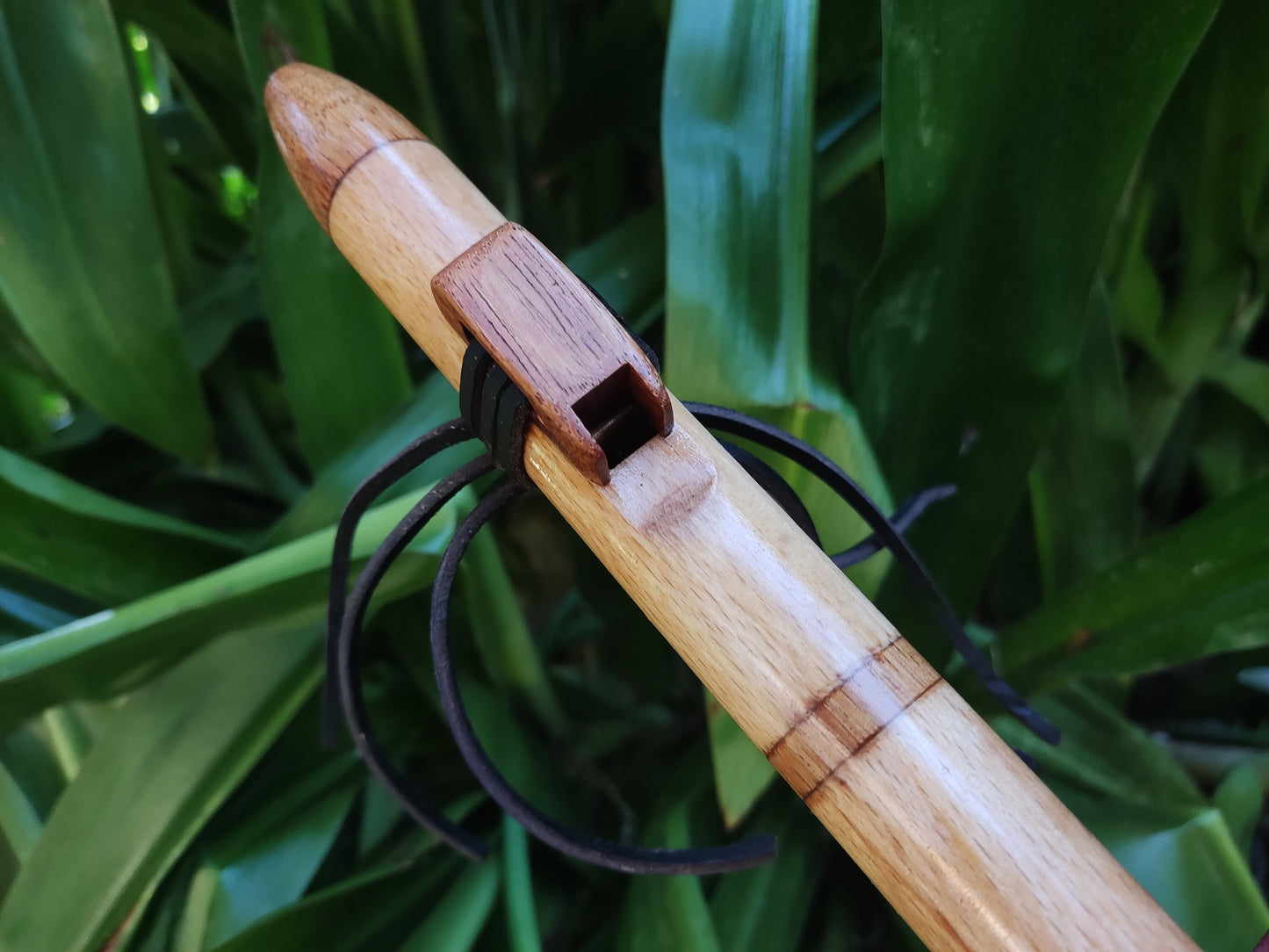 Native American Style Flute in the key of A for Meditation & Sound Healing by Rui Gomes, Handmade Wooden Instrument made with European Beech