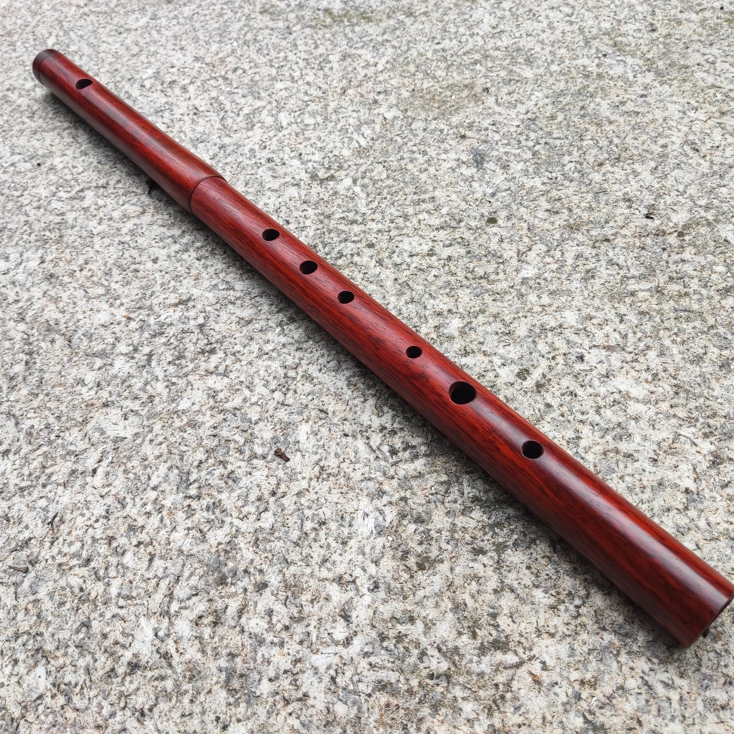 Handmade Wooden Flute in the key of F. Low F Irish style flute, made in two pieces, concert tuned for folk and world music by Rui Gomes