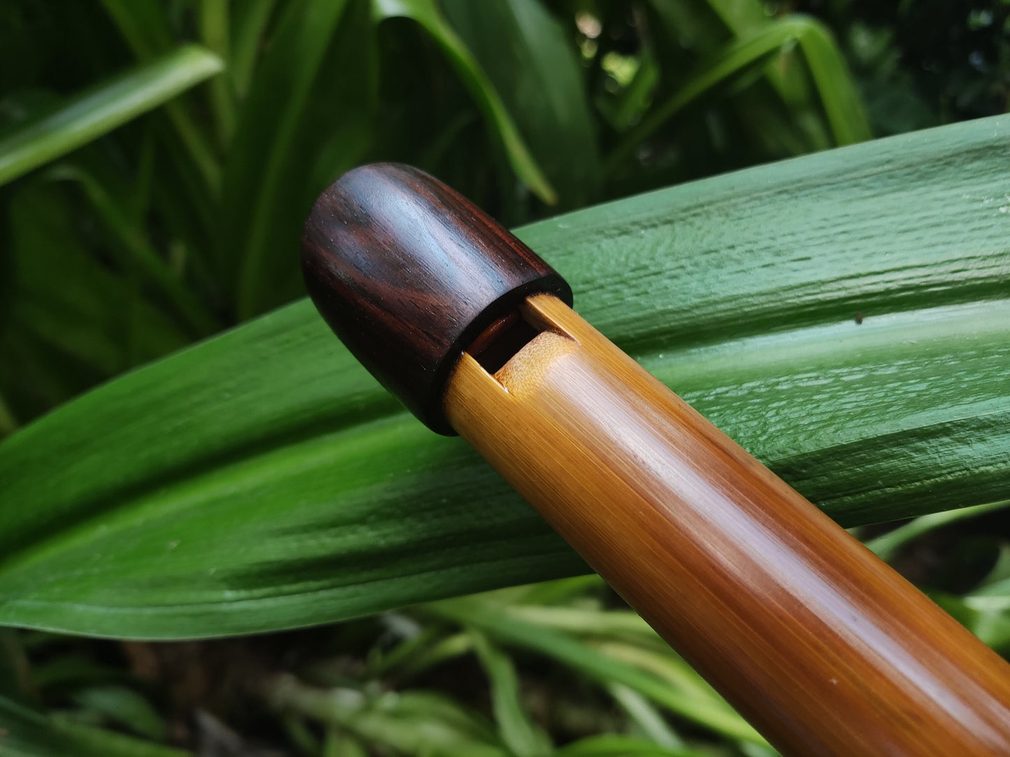 Low D Whistle, handmade out of Bamboo for Irish, Celtic and World Music. Unique wooden flute for folk and meditation, handmade by Rui Gomes