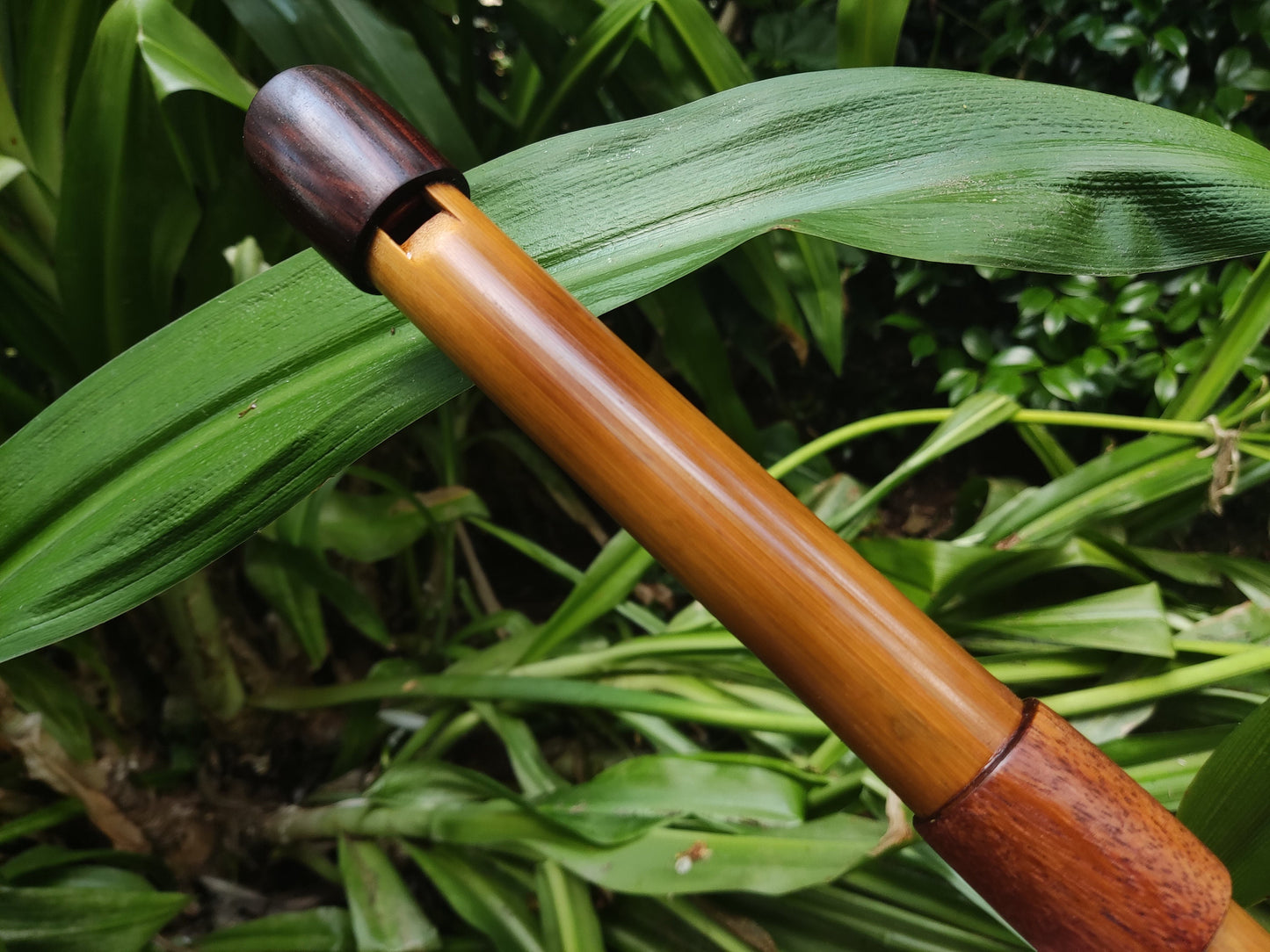 Low D Whistle, handmade out of Bamboo for Irish, Celtic and World Music. Unique wooden flute for folk and meditation, handmade by Rui Gomes