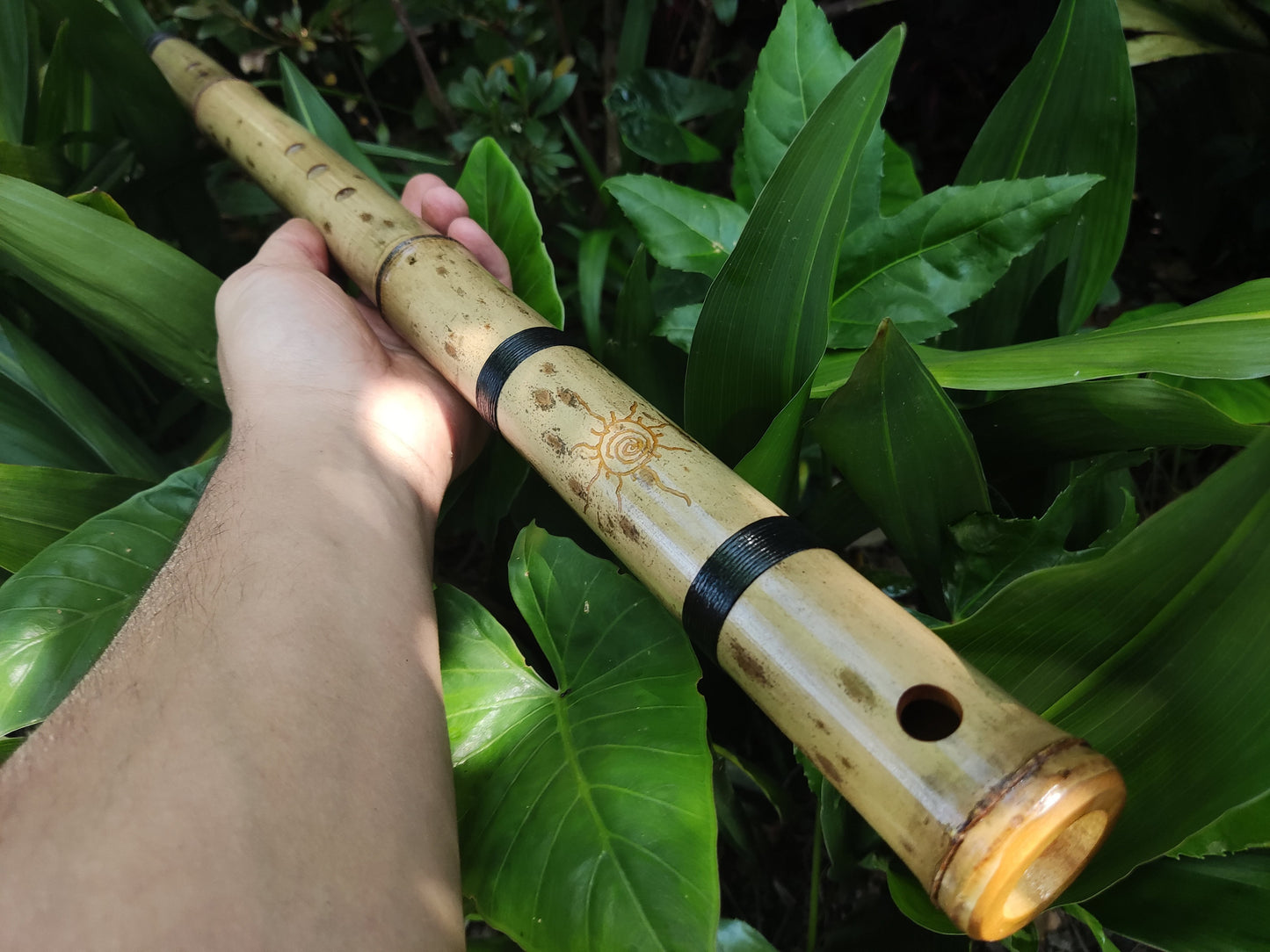 Bass Bamboo Flute tuned to Exotic Kokin-Akebono hybrid scale. Japanese inspired flute for deep meditation and sound healing | Rui Gomes
