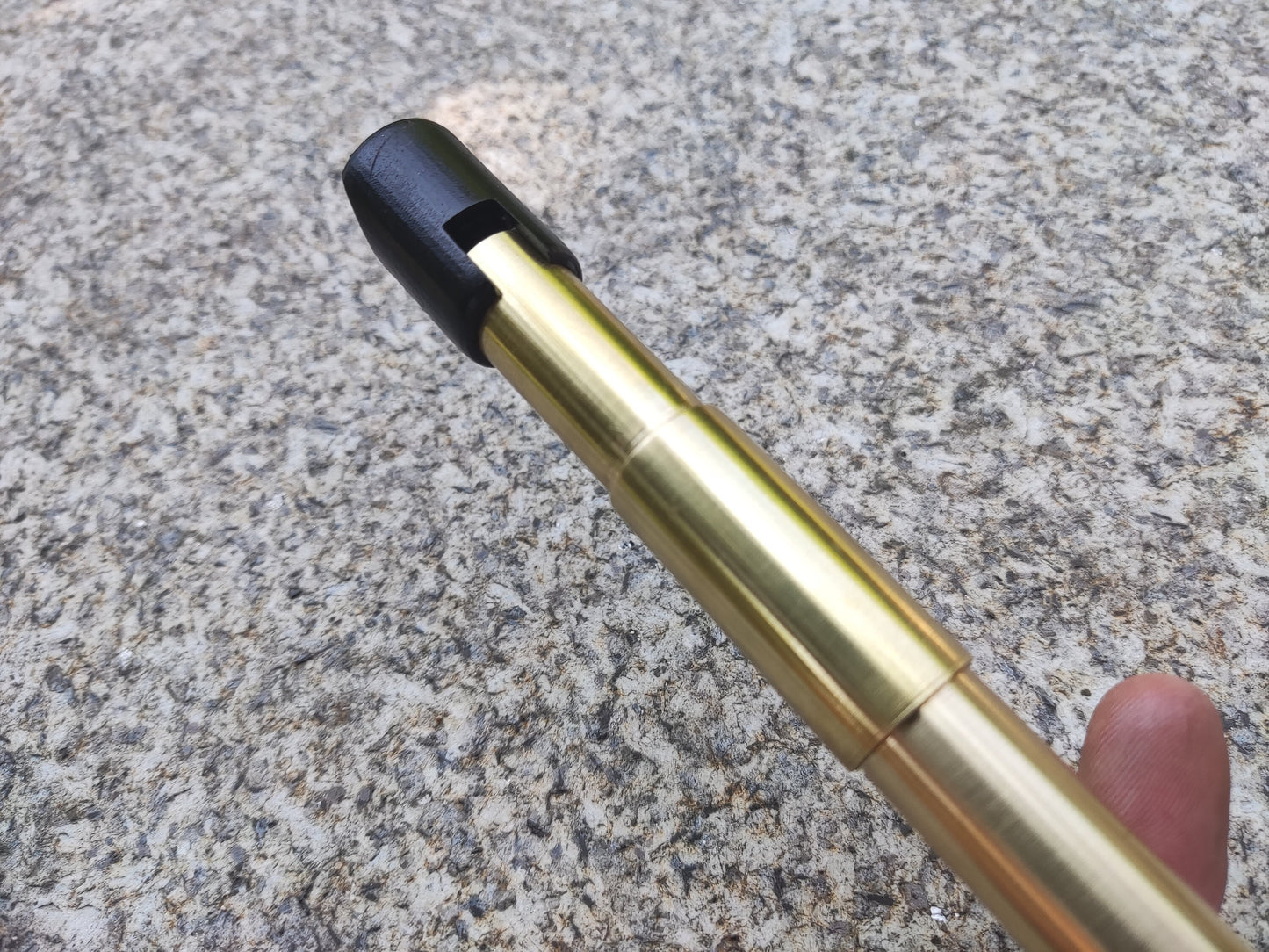 Penny Whistle in high C. Handmade tunable Tin Whistle, for Irish, celtic and Folk Music | Brass Flute by Rui Gomes