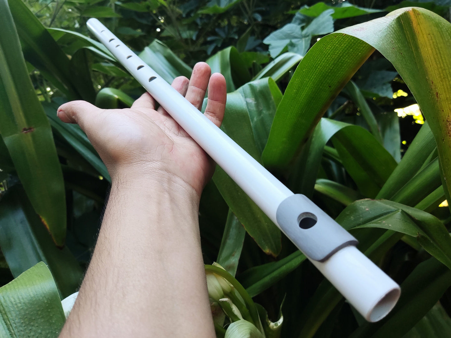 Low D Flute Handmade by Rui Gomes | Basic Transverse Flute concert tuned to A440 | PVC Flute for Beginners and a nice Gift for Musician