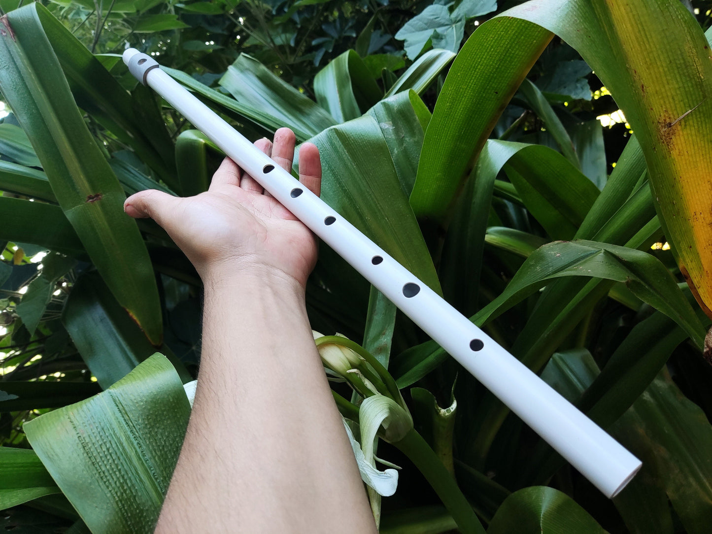 Low D Flute Handmade by Rui Gomes | Basic Transverse Flute concert tuned to A440 | PVC Flute for Beginners and a nice Gift for Musician