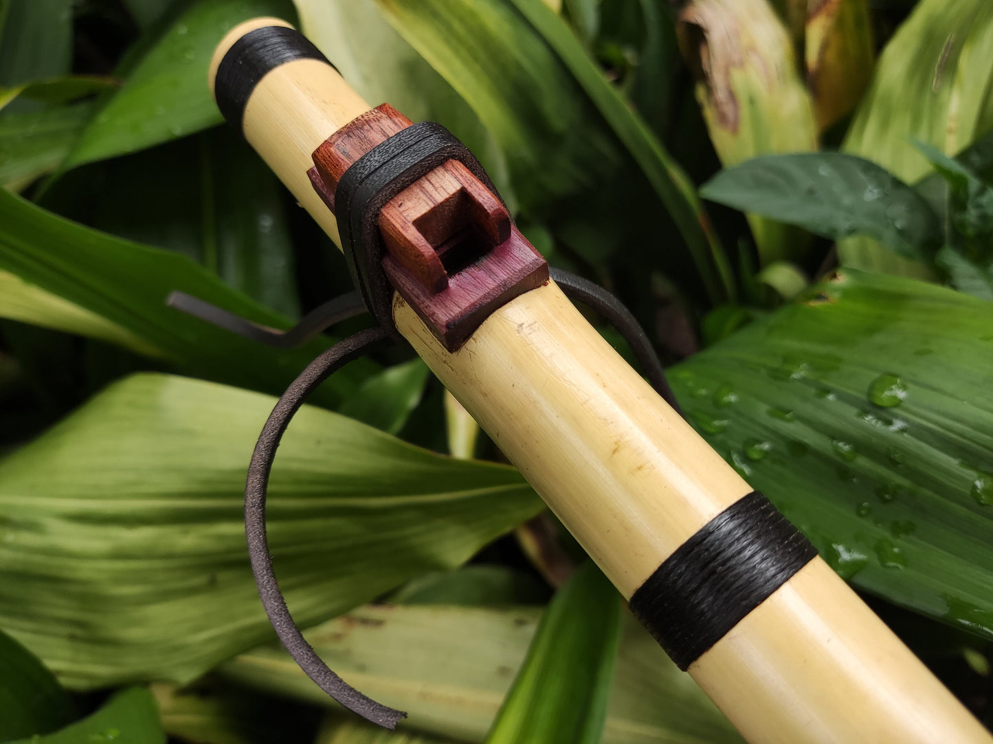RESERVED: Native American Style bamboo flute in the key of G. Ethnic Native flute. Rustic bamboo flute. NA Flute in the key