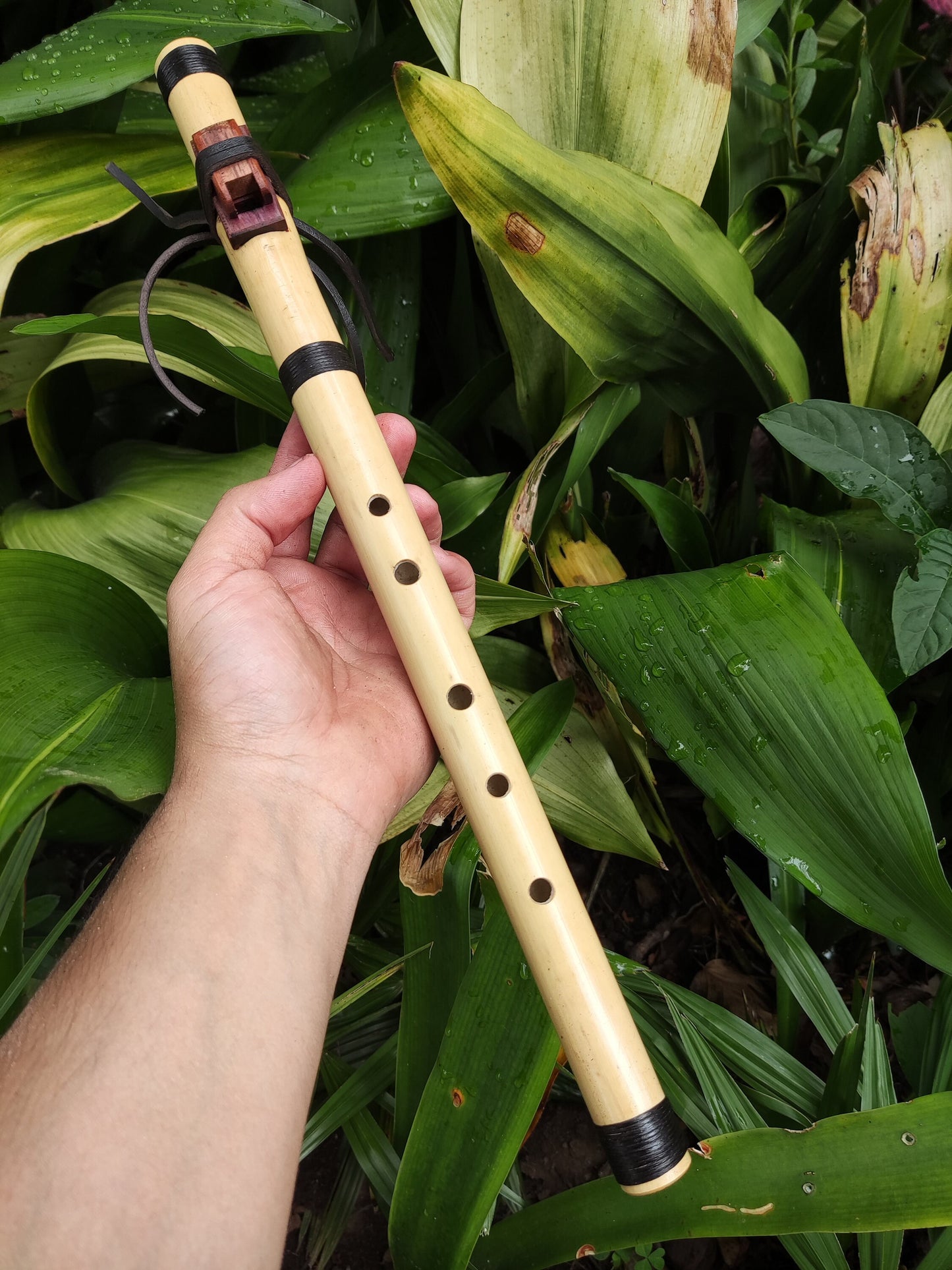 RESERVED: Native American Style bamboo flute in the key of G. Ethnic Native flute. Rustic bamboo flute. NA Flute in the key