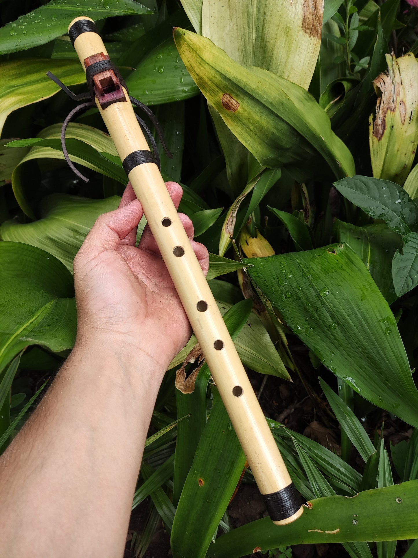 RESERVED: Native American Style bamboo flute in the key of G. Ethnic Native flute. Rustic bamboo flute. NA Flute in the key