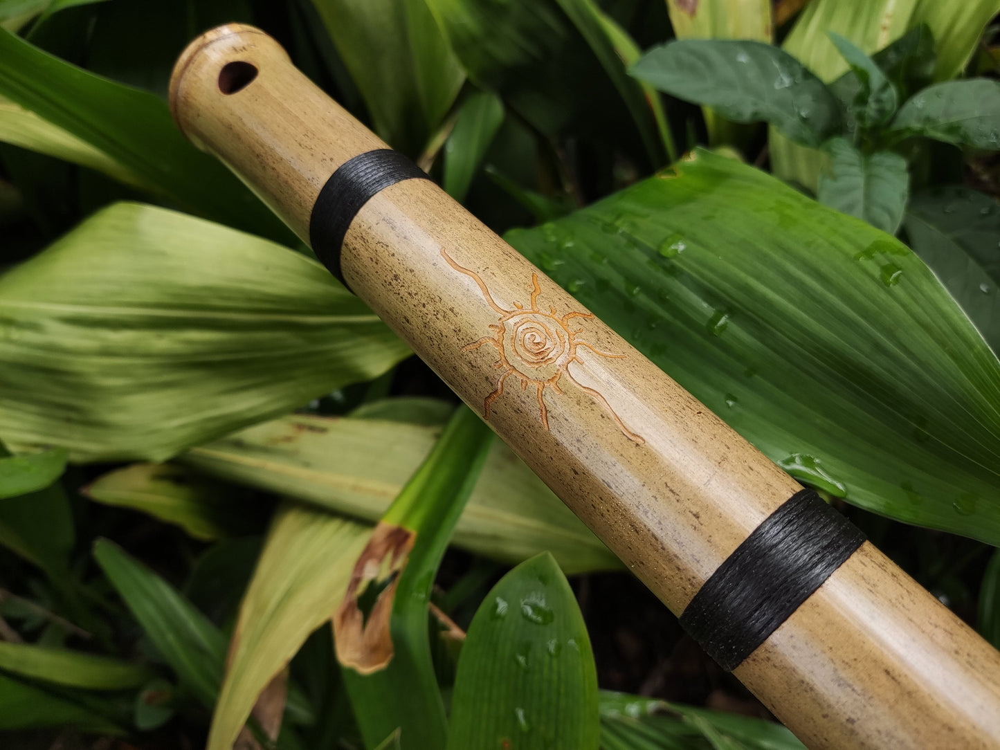 Egyptian Flute in low C, deep meditative bamboo flute with an exotic scale for sound healing and deep meditation