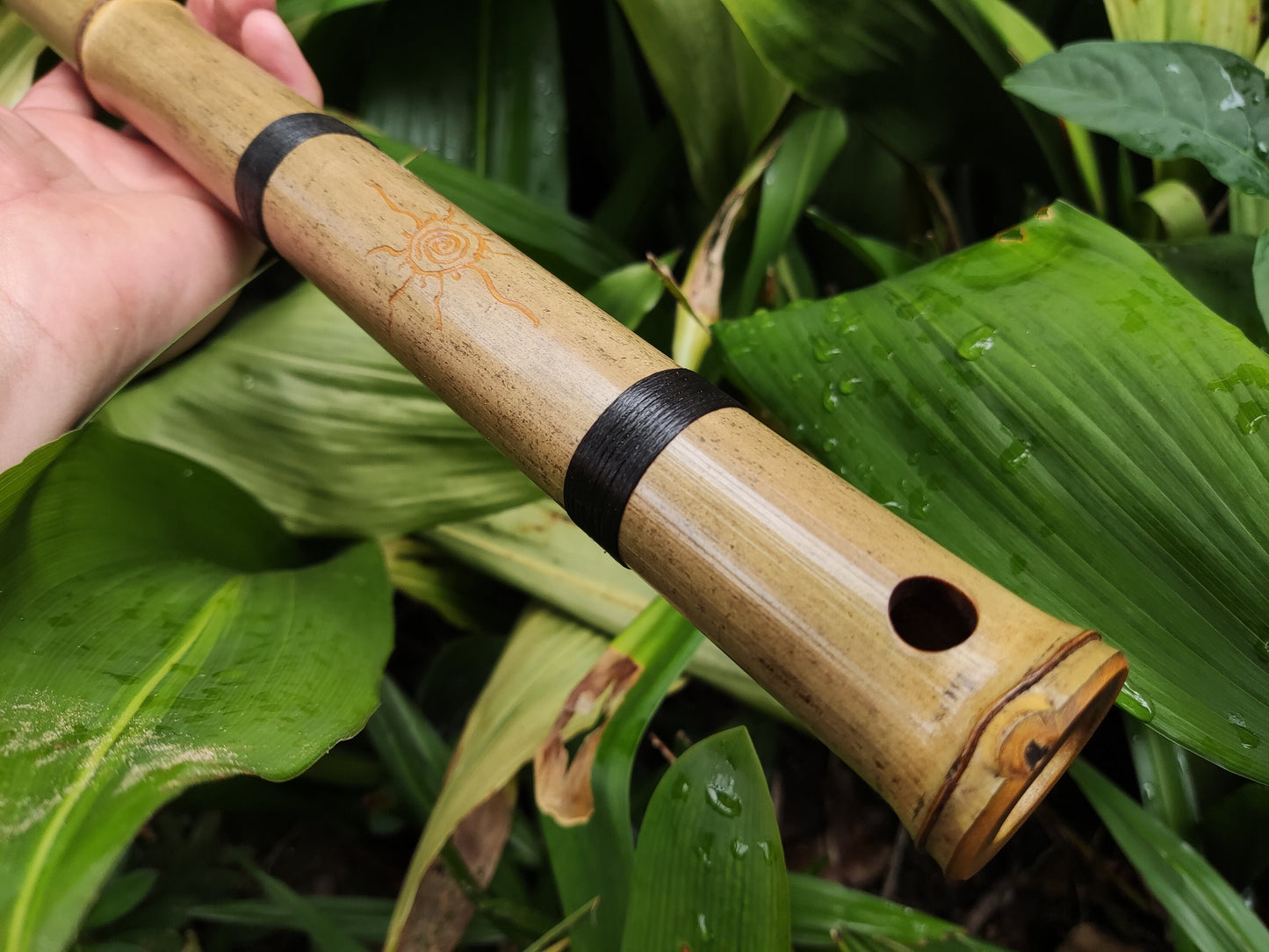 Egyptian Flute in low C, deep meditative bamboo flute with an exotic scale for sound healing and deep meditation