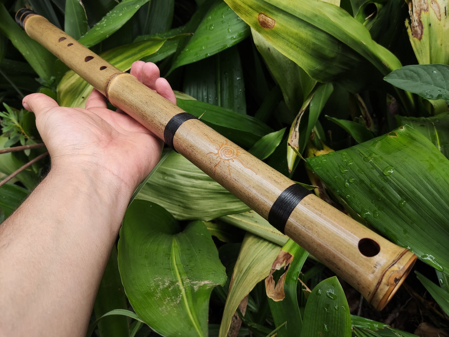 Egyptian Flute in low C, deep meditative bamboo flute with an exotic scale for sound healing and deep meditation
