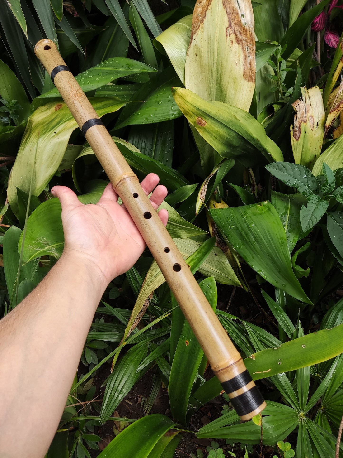 Egyptian Flute in low C, deep meditative bamboo flute with an exotic scale for sound healing and deep meditation