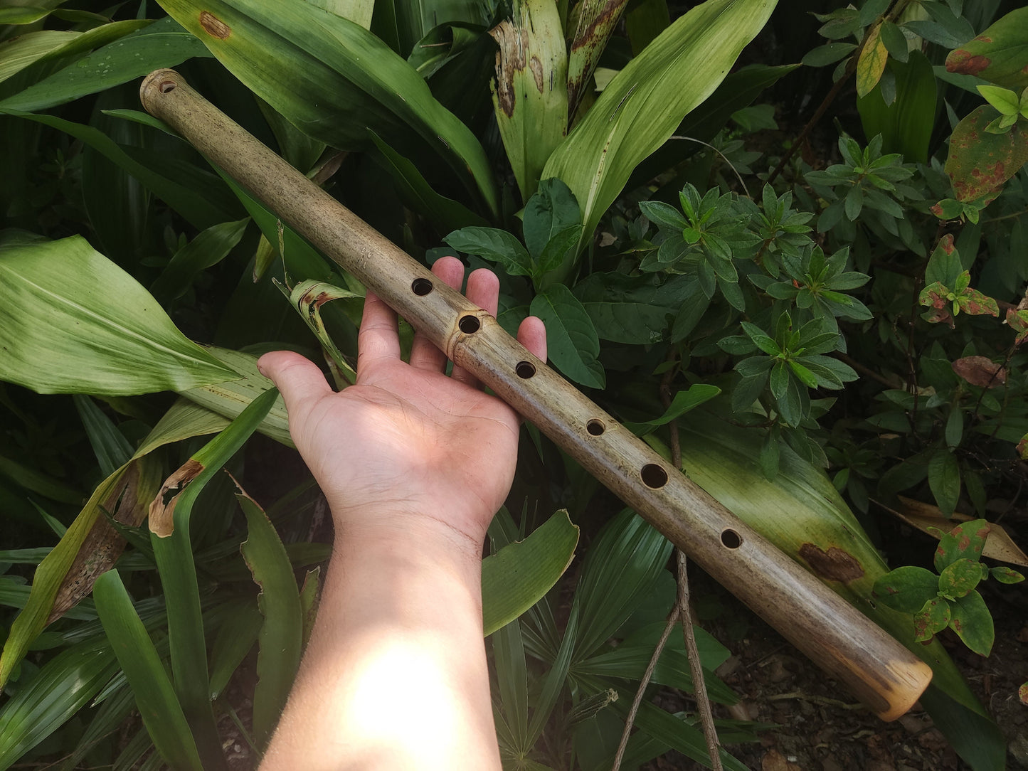 Low Eb Major Flute. Irish low E Flat flute. Bamboo Transverse flute. Concert tuned. A = 440 Hz. Bansuri