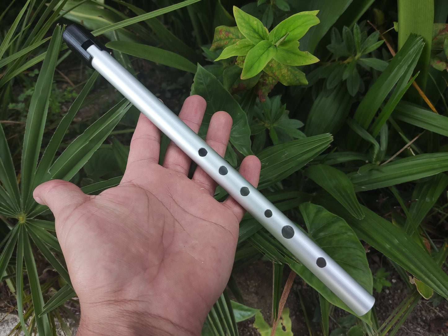 High D Tin Whistle by Rui Gomes | Penny whistle in D made with Aluminium, suitable for Celtic and Irish Music | Gift for Musician