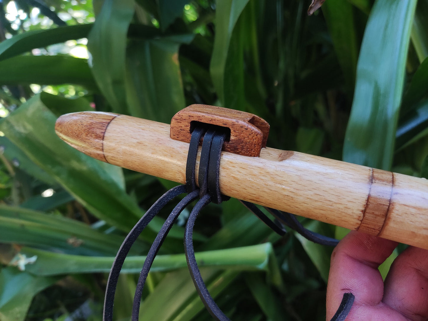 Native American Style Flute in the key of A for Meditation & Sound Healing by Rui Gomes, Handmade Wooden Instrument made with European Beech