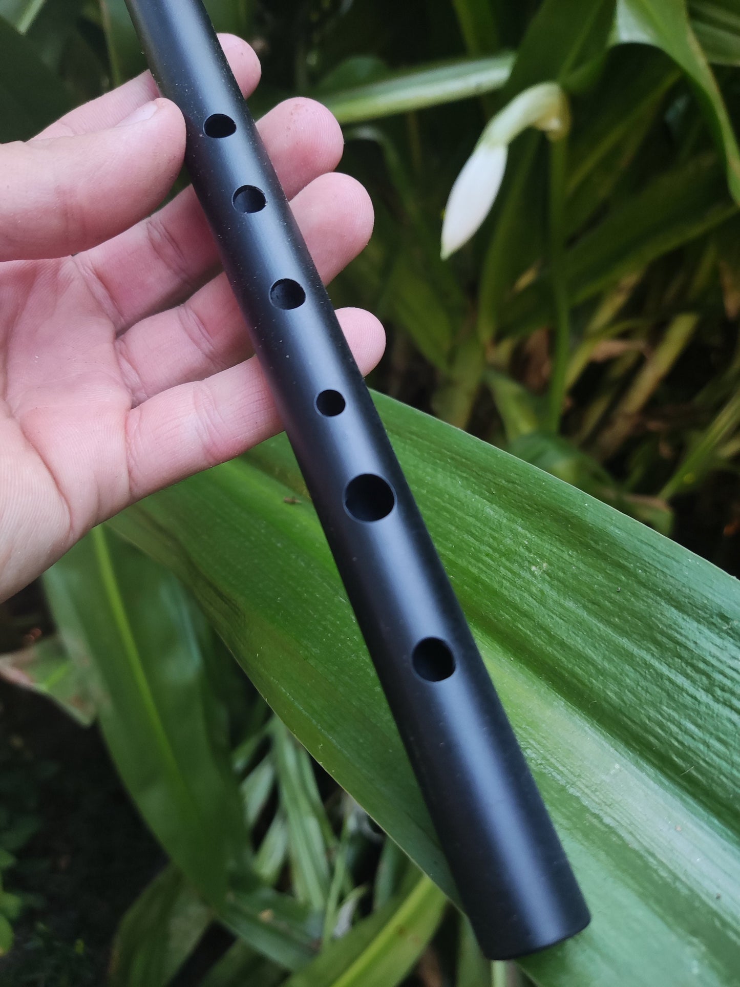 Penny Whistle in D by Rui Gomes | Tin Whistle made with PVC and Resin | Irish-style Fipple Flute for Folk and World Music | Quality plastic