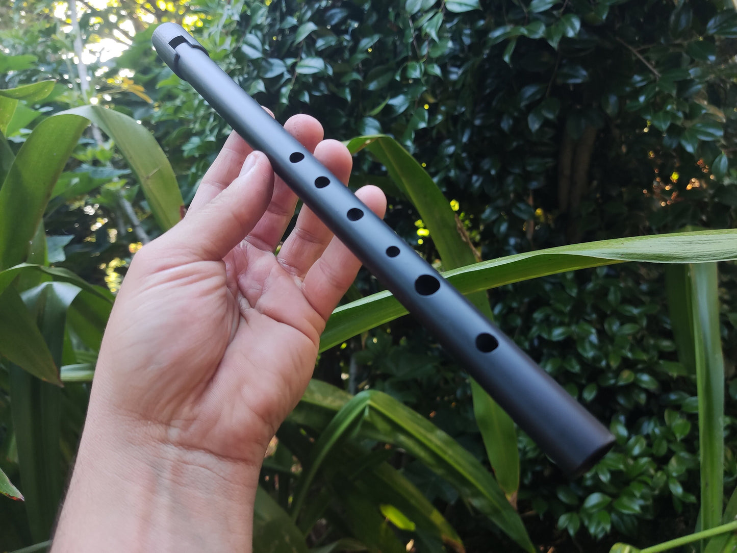 Penny Whistle in D by Rui Gomes | Tin Whistle made with PVC and Resin | Irish-style Fipple Flute for Folk and World Music | Quality plastic