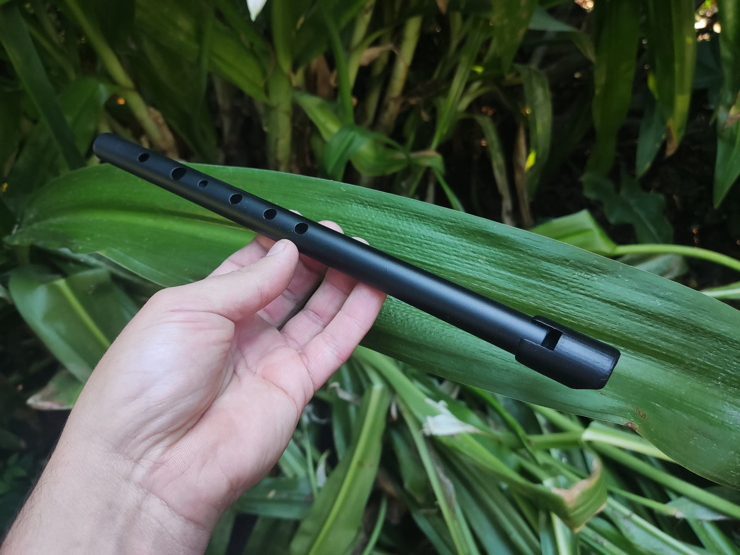Penny Whistle in D by Rui Gomes | Tin Whistle made with PVC and Resin | Irish-style Fipple Flute for Folk and World Music | Quality plastic