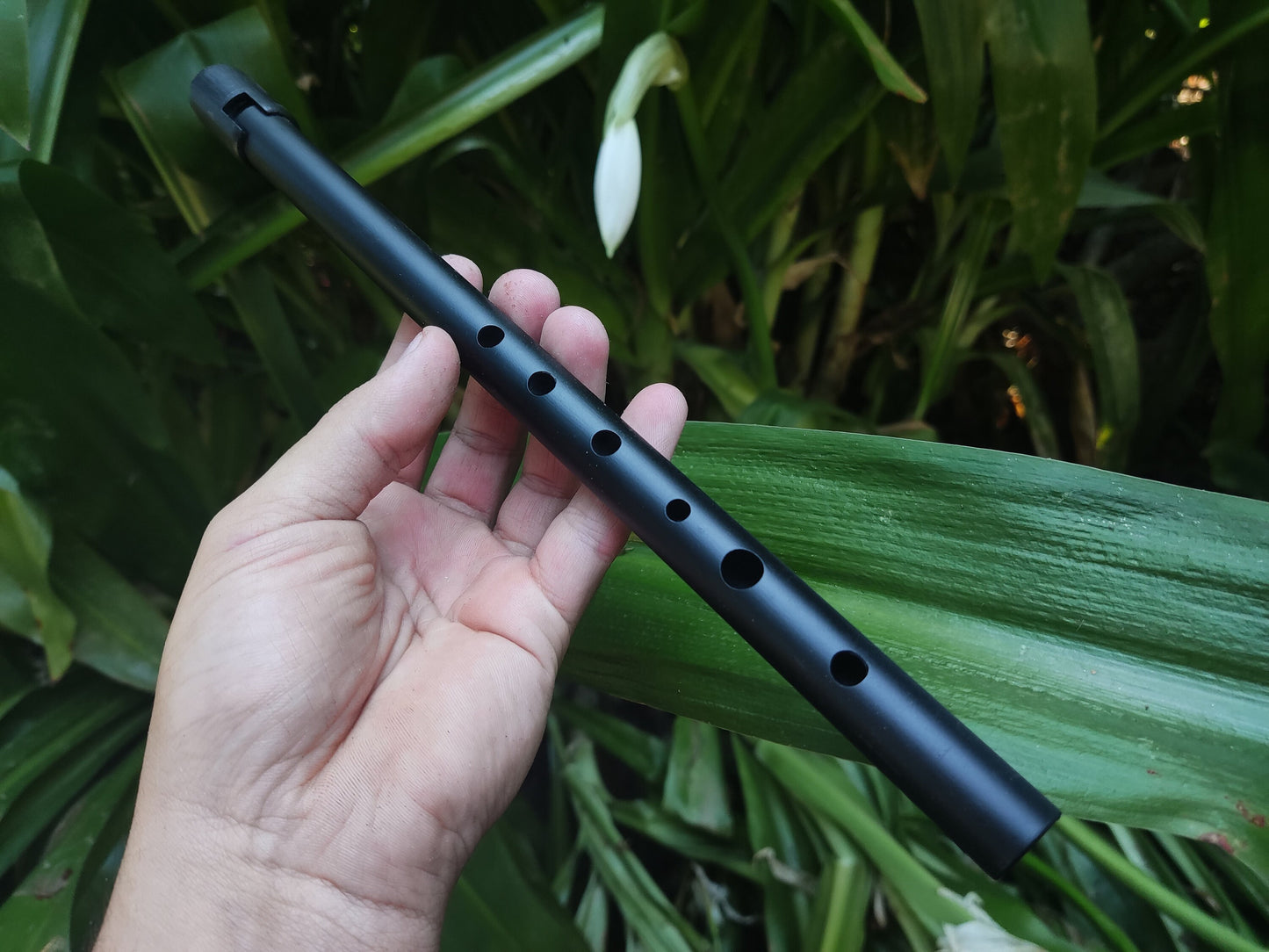 Penny Whistle in D by Rui Gomes | Tin Whistle made with PVC and Resin | Irish-style Fipple Flute for Folk and World Music | Quality plastic