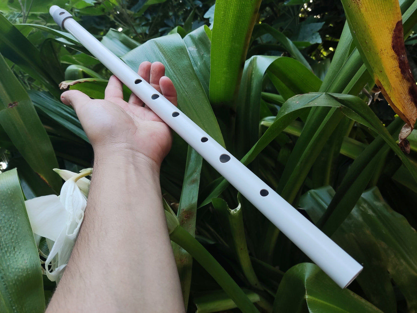 Low D Flute Handmade by Rui Gomes | Basic Transverse Flute concert tuned to A440 | PVC Flute for Beginners and a nice Gift for Musician