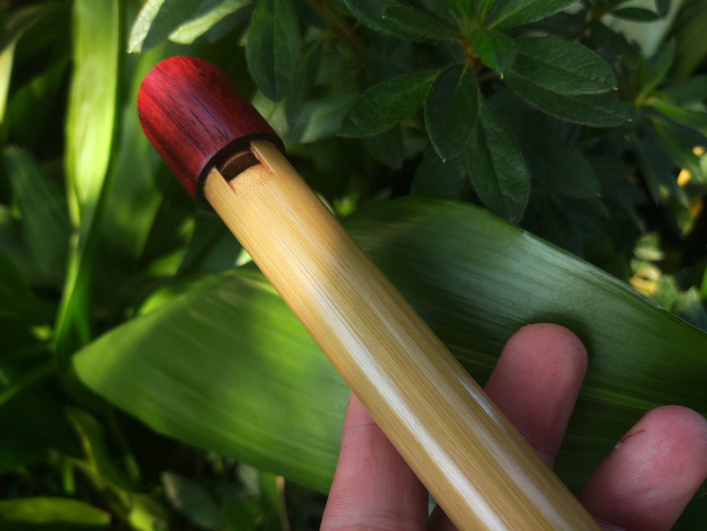 High D Tin Whistle handmade out of Bamboo and Padauk | Concert quality Irish style Soprano Whistle | Flute for Children | Gift for musician