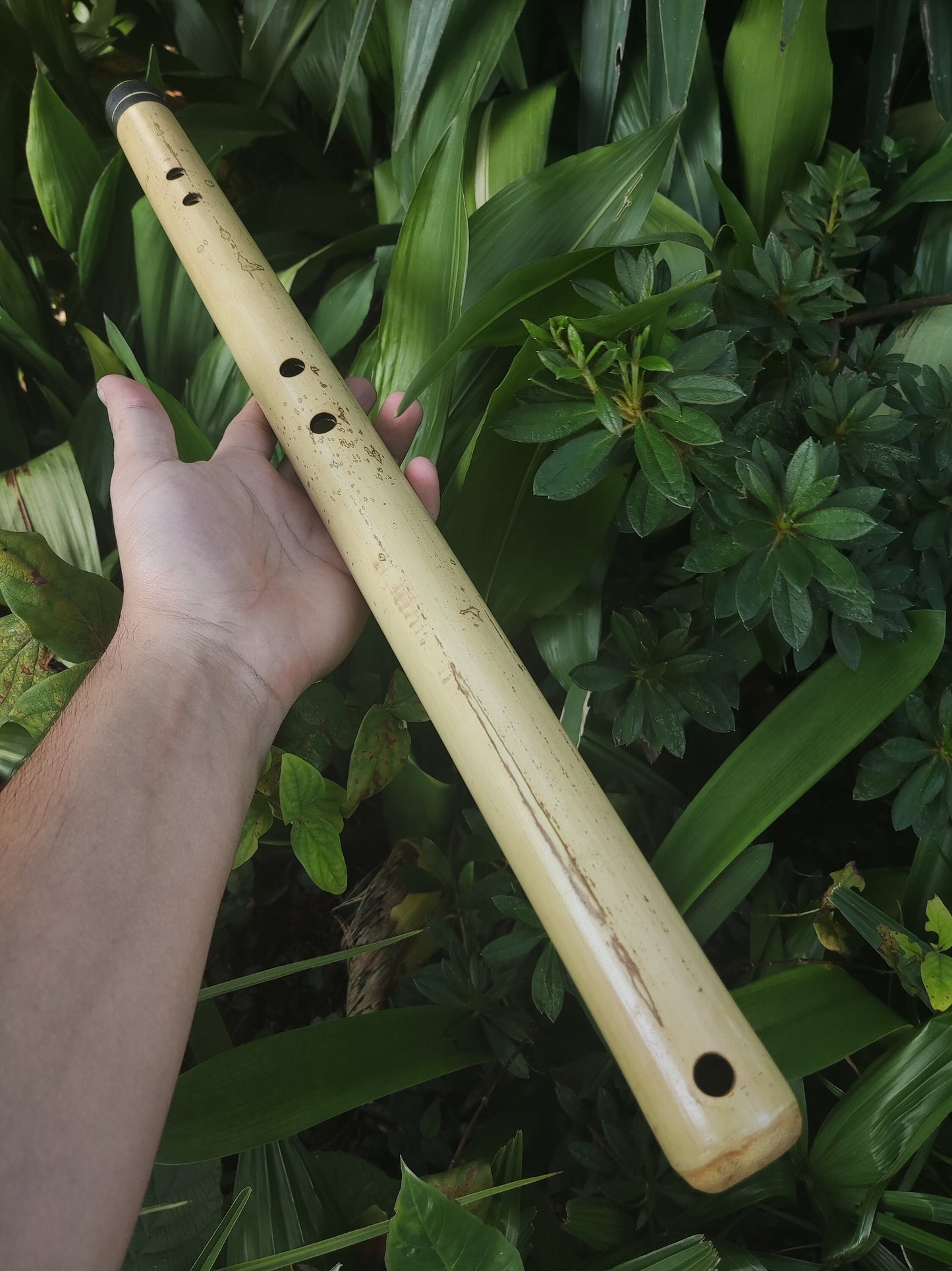 Bamboo Flute for Deep Meditation key of Low B. Intuitive Handmade Flute for Sound Healing with Japanese Scale Akebono | For Beginners