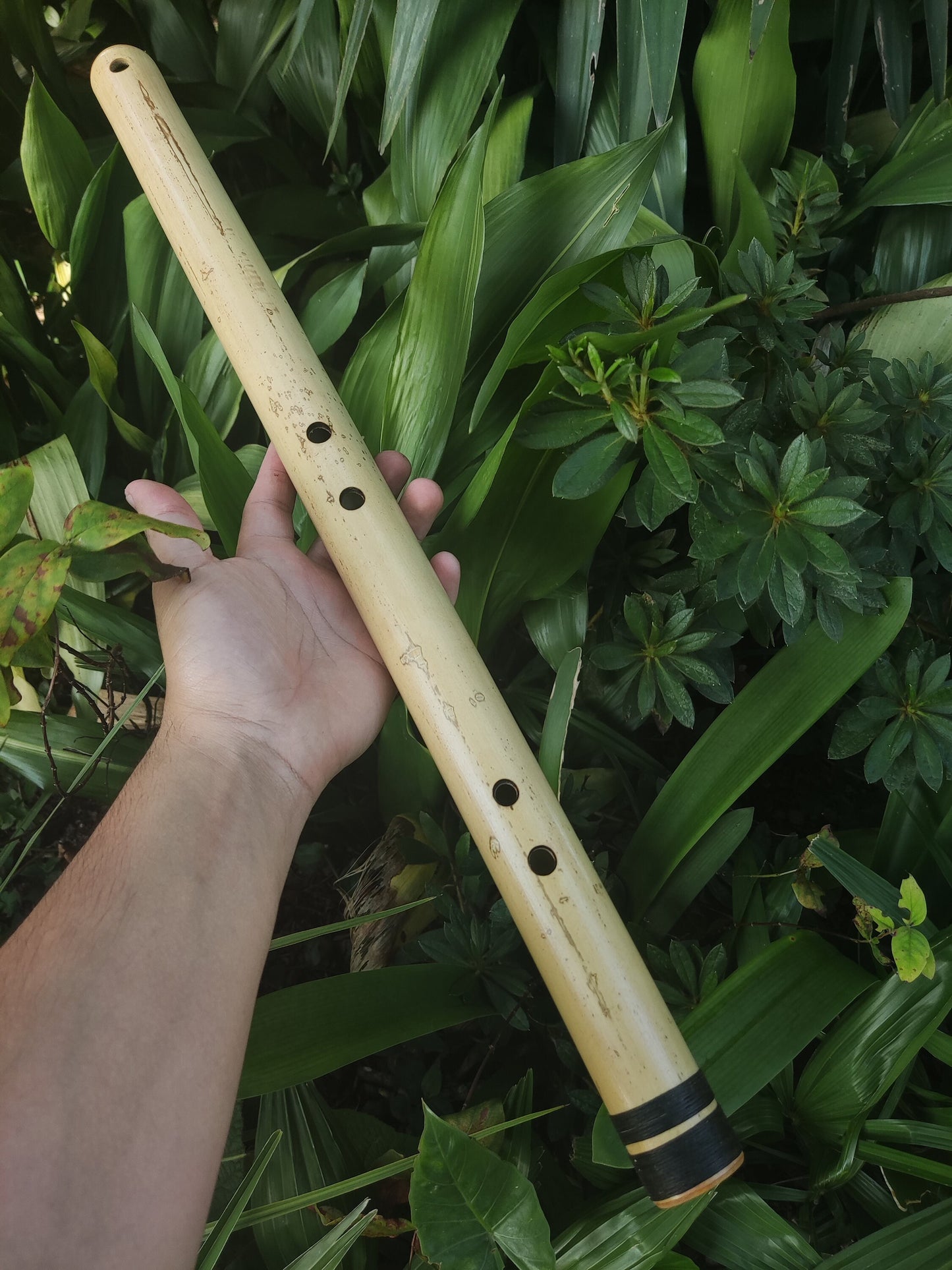 Bamboo Flute for Deep Meditation key of Low B. Intuitive Handmade Flute for Sound Healing with Japanese Scale Akebono | For Beginners