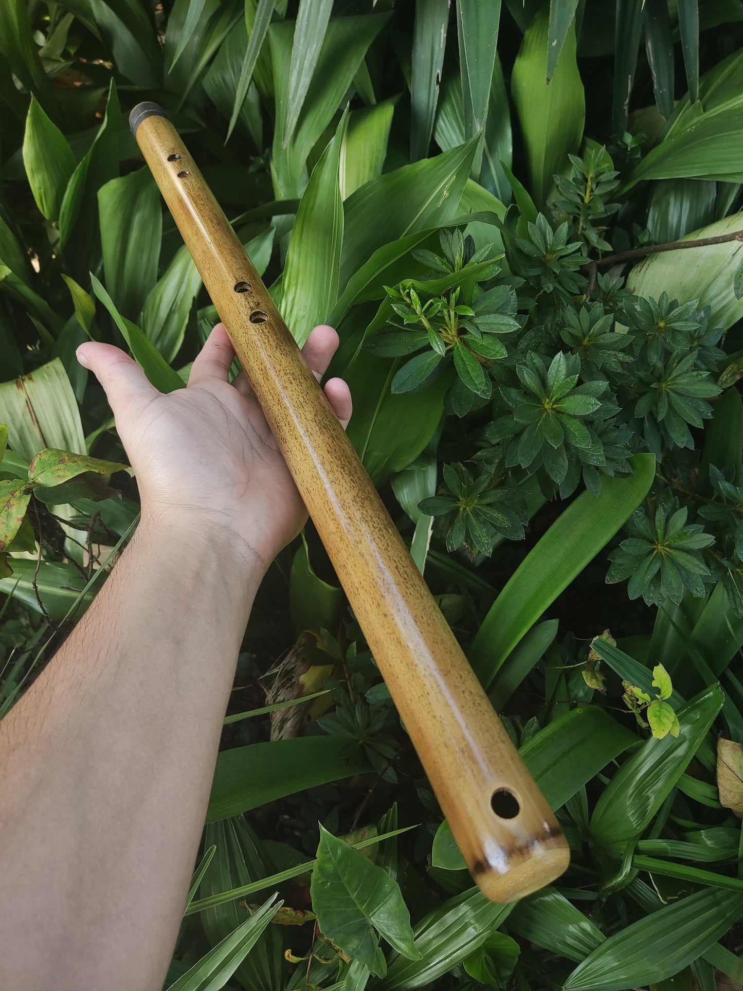 Intuitive Handmade Bamboo Flute in Low B for Deep Meditation and Sound Healing with Japanese Akebono Scale | Transverse flute for Beginners
