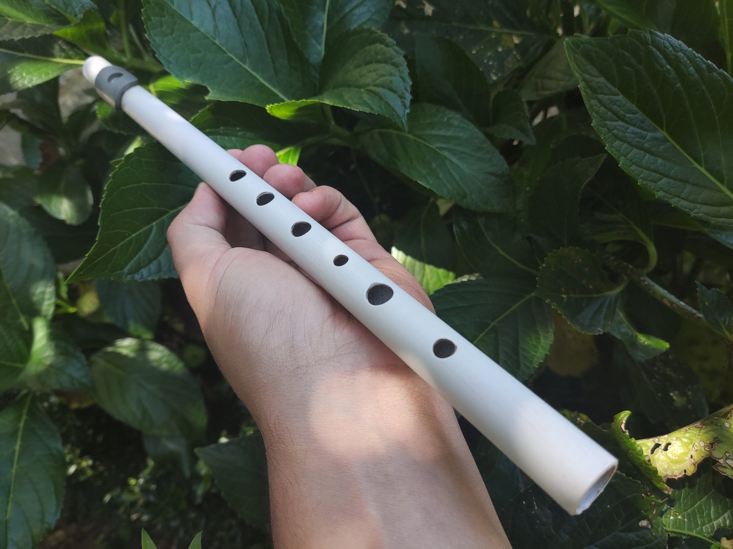 Handmade PVC Flute in C | Simple Piccolo, concert tuned at A440 | Pocket Student Soprano Transverse Flute | Gift for Musician | Rui Gomes
