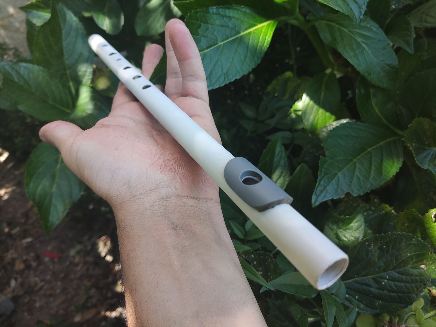 Handmade PVC Flute in C | Simple Piccolo, concert tuned at A440 | Pocket Student Soprano Transverse Flute | Gift for Musician | Rui Gomes