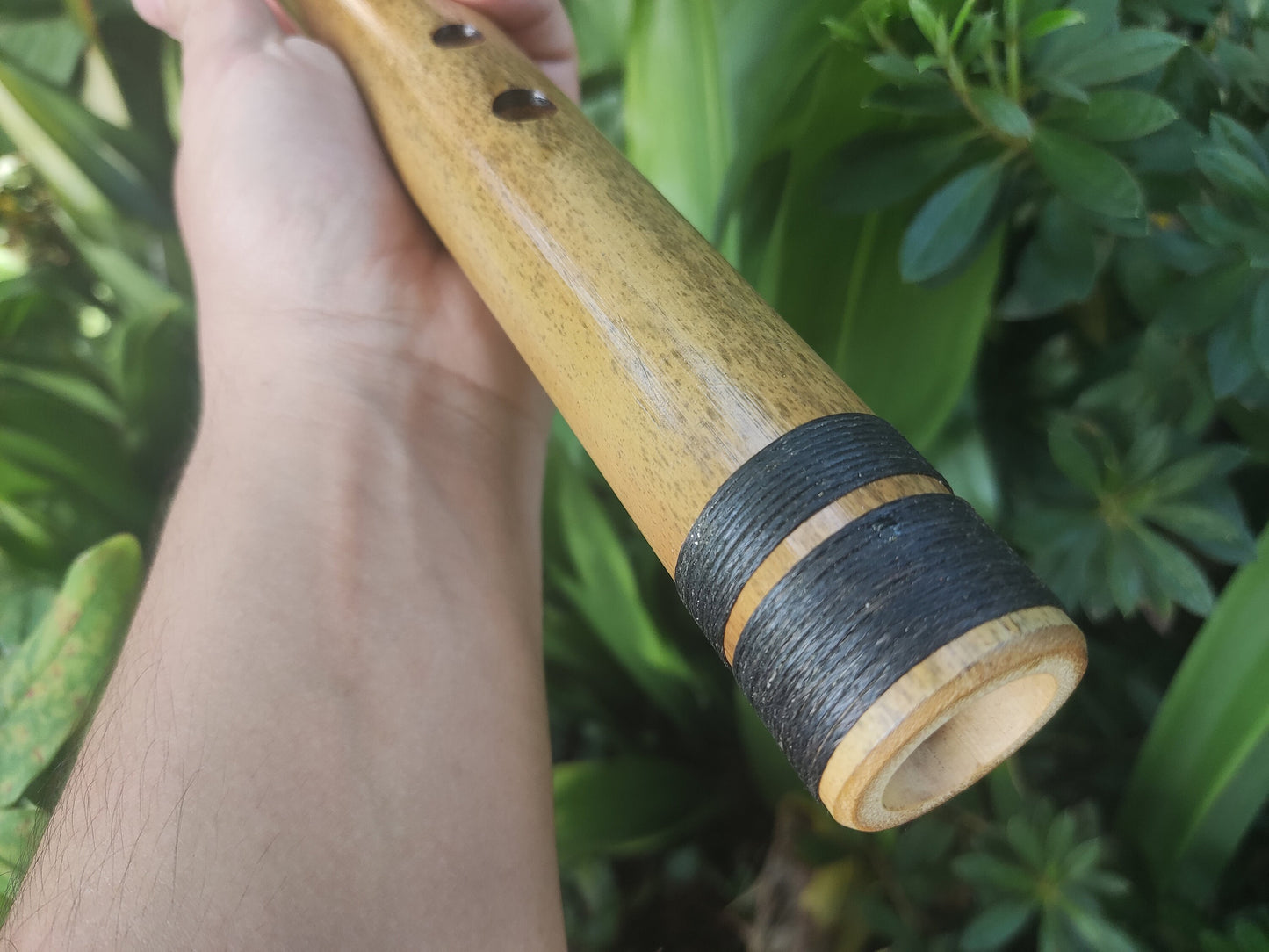 Intuitive Handmade Bamboo Flute in Low B for Deep Meditation and Sound Healing with Japanese Akebono Scale | Transverse flute for Beginners