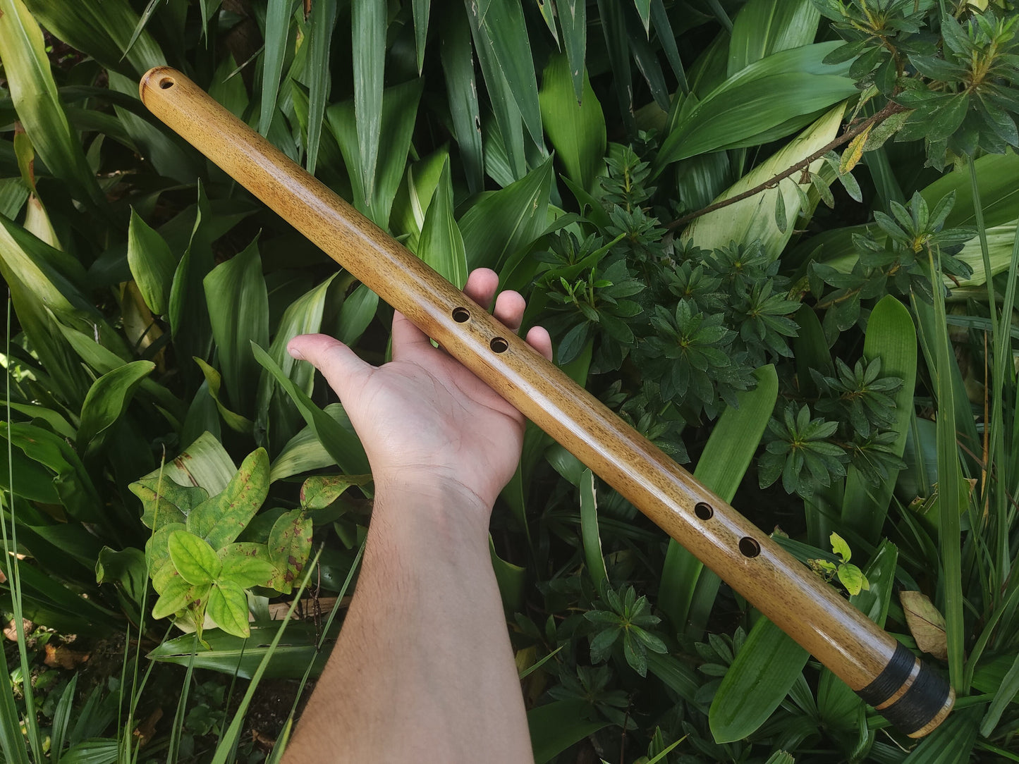 Intuitive Handmade Bamboo Flute in Low B for Deep Meditation and Sound Healing with Japanese Akebono Scale | Transverse flute for Beginners