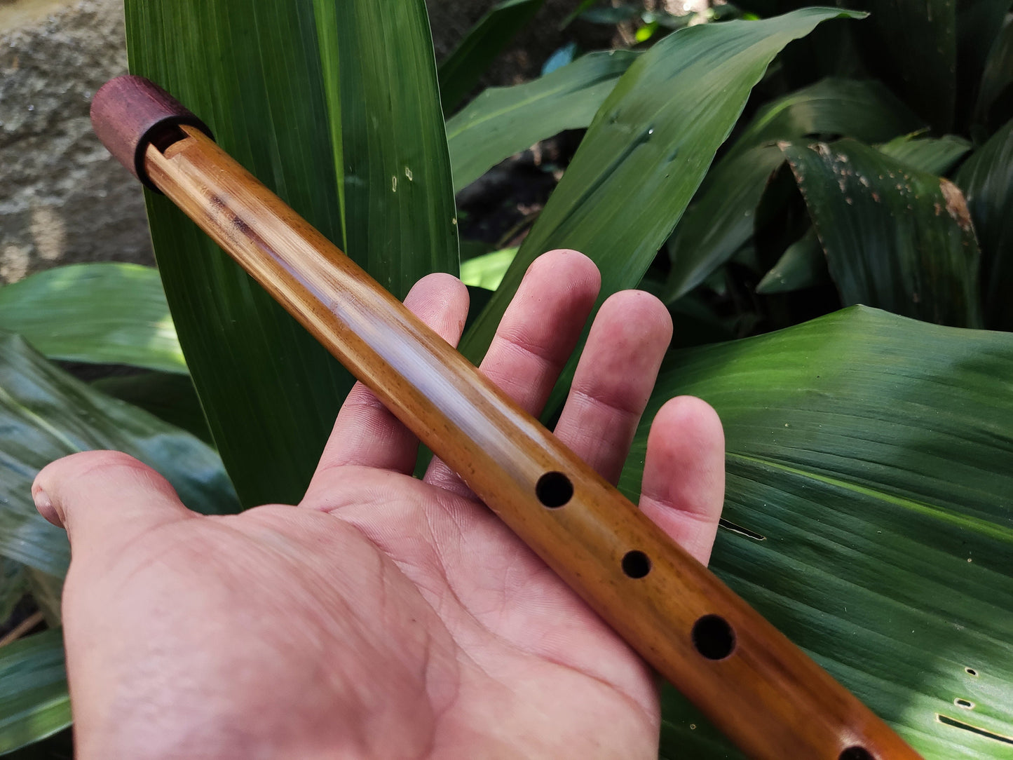 The Arabian Whistle! Handmade Whistle in A# with an Arabian scale.  Bamboo flute with an Intuitive Middle Eastern Scale for Sound Healing