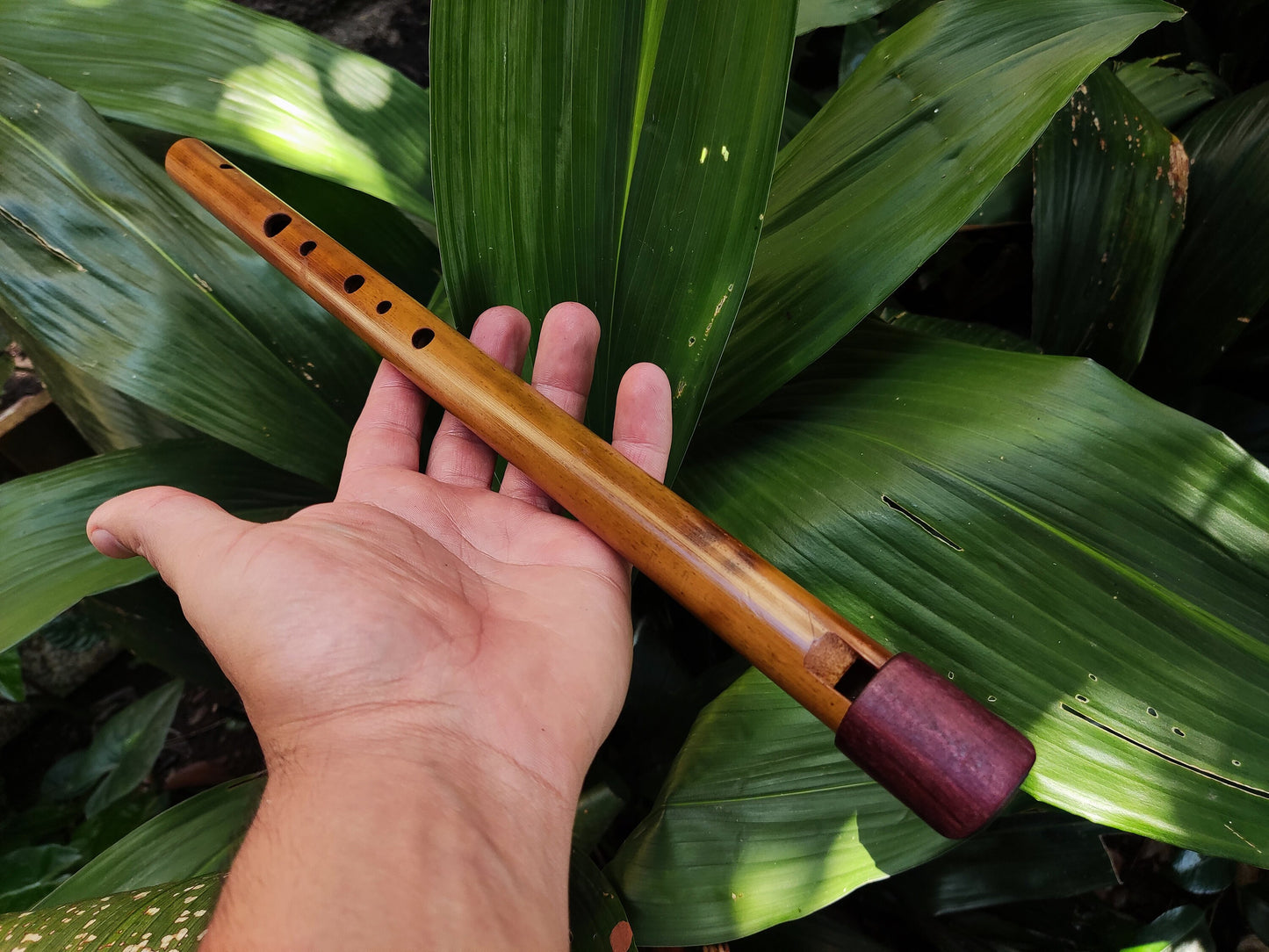 The Arabian Whistle! Handmade Whistle in A# with an Arabian scale.  Bamboo flute with an Intuitive Middle Eastern Scale for Sound Healing