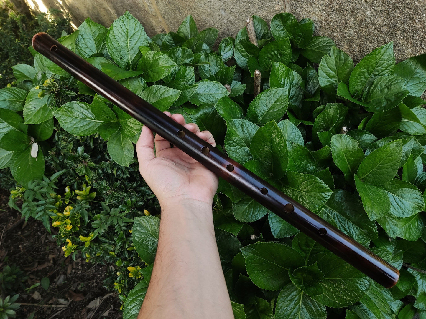 Low D Major Transverse Flute. Handmade out of Bamboo and Concert tuned at A = 440 Hz | Irish flute or Bansuri alternative by Rui Gomes