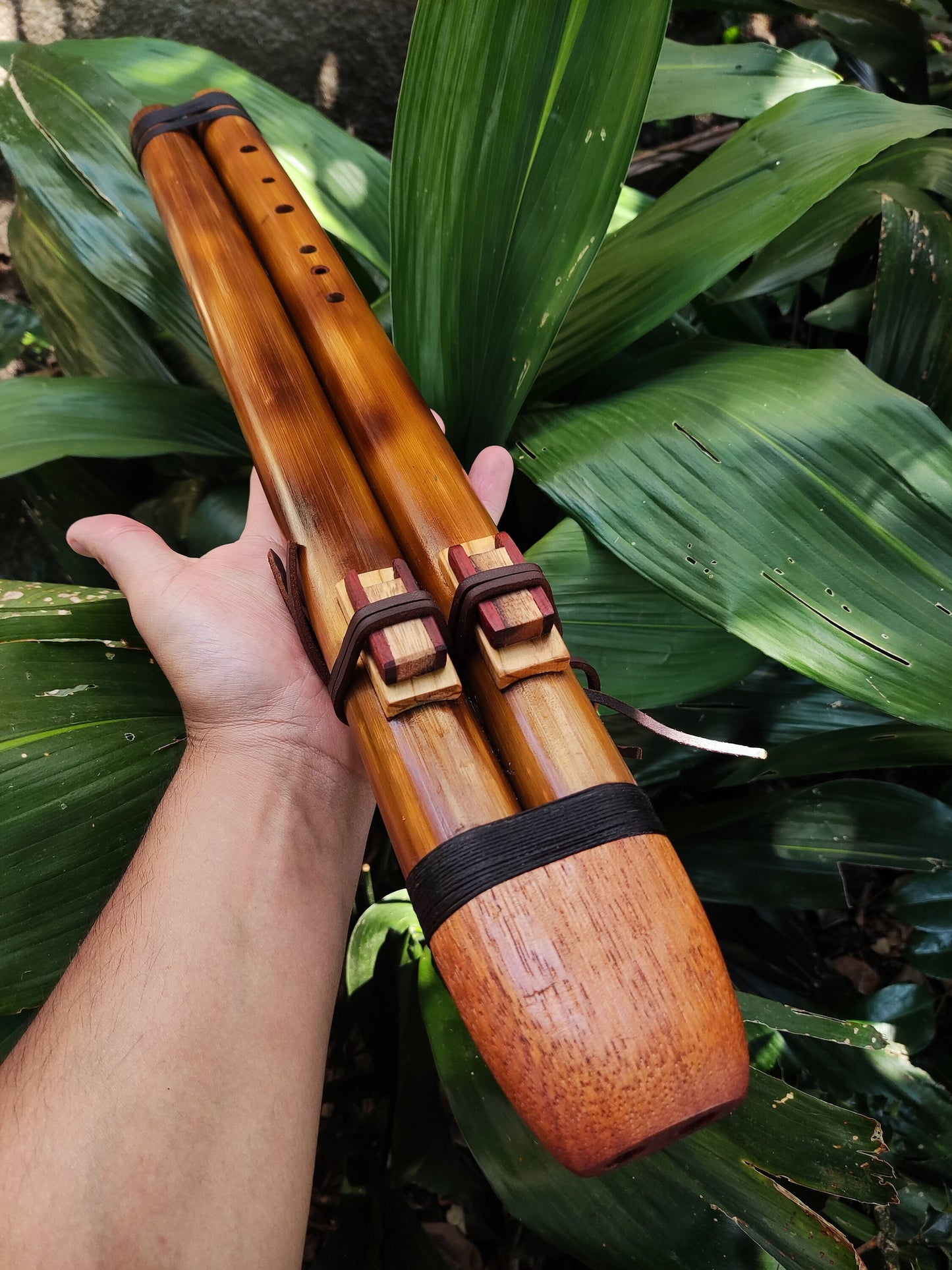 Low E Aeolean Drone Flute built in the Native American Style