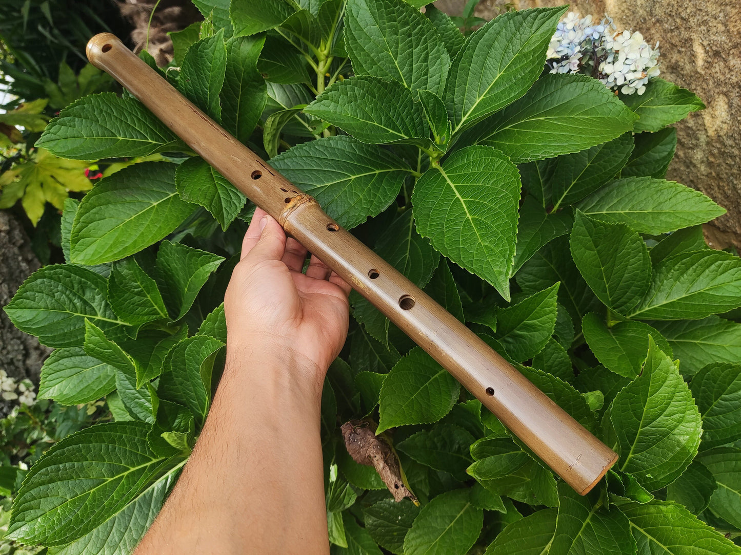Low D Arabian style Bamboo Flute with a Rustic look and Eastern scale, Deep meditation with an  Ethnic middle eastern feel in Hijaz kar