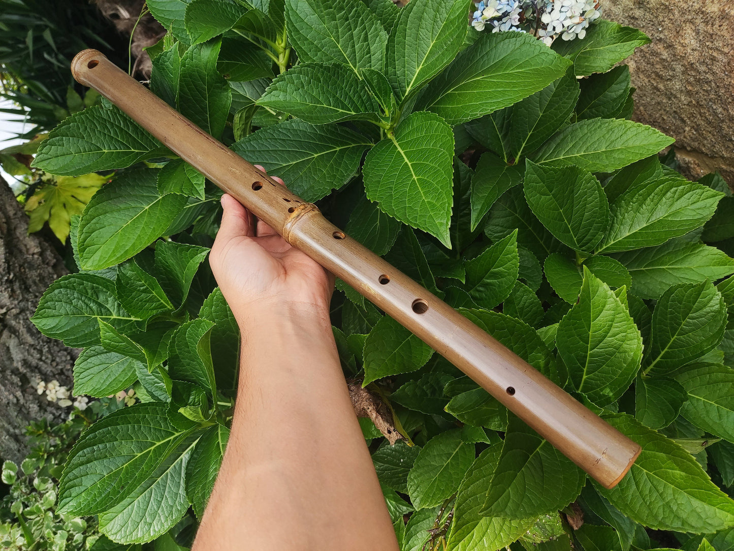 Low D Arabian style Bamboo Flute with a Rustic look and Eastern scale, Deep meditation with an  Ethnic middle eastern feel in Hijaz kar