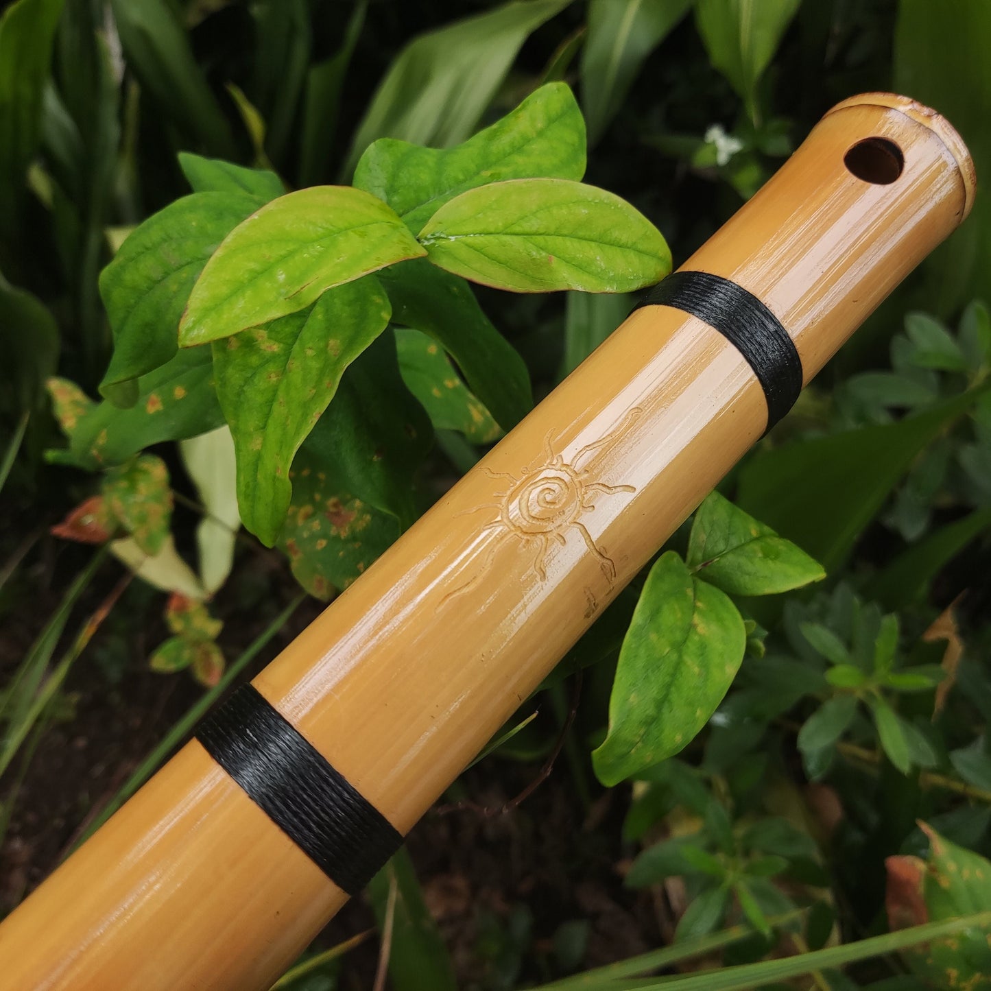 Egyptian Flute in A#. Handmade bamboo flute with an exotic scale, Egyptian sounding for Meditation and Sound healing tool