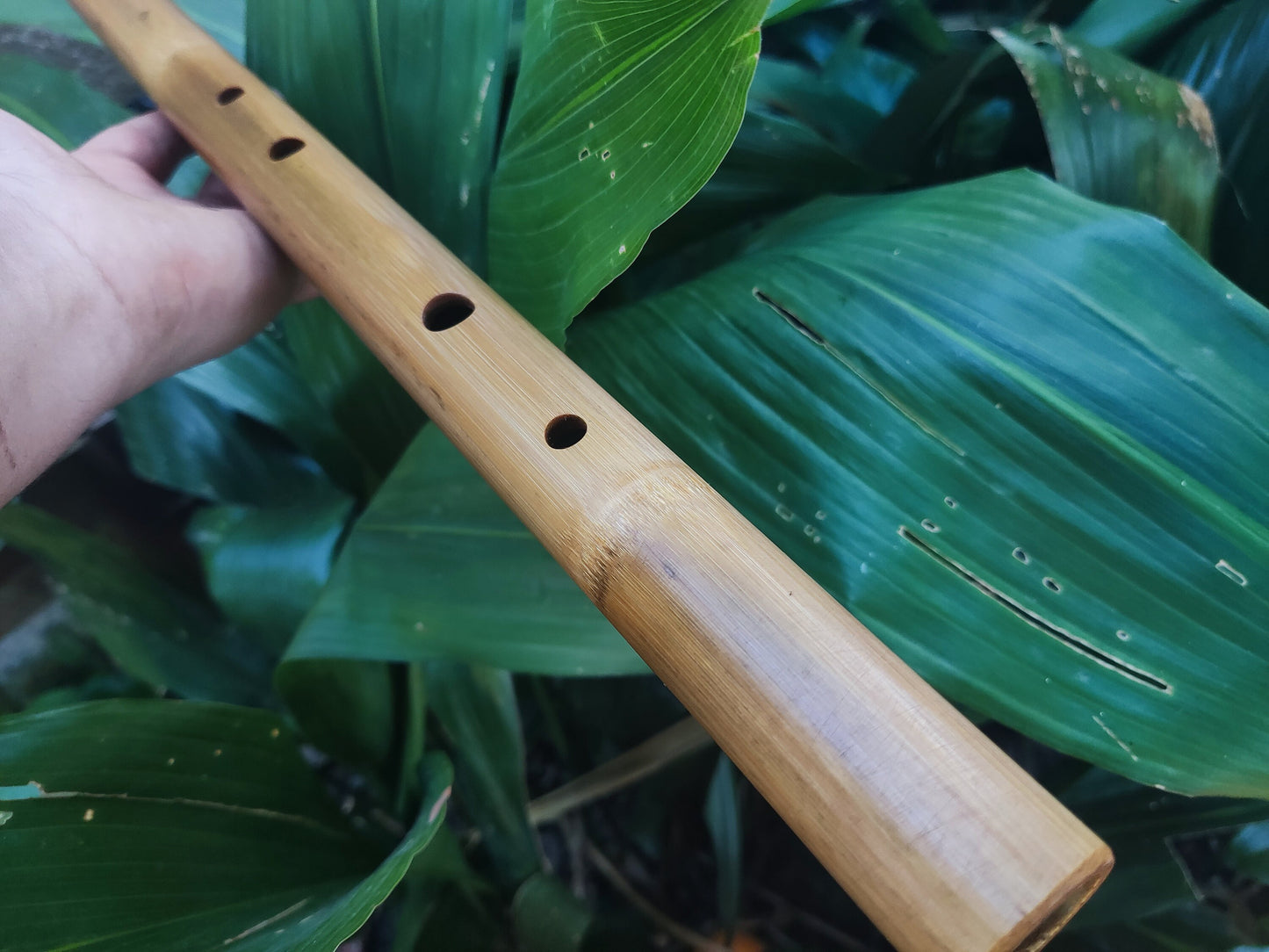Low D Major Pentatonic Flute with Lip Plate. High Quality bamboo Flute with an Intuitive Scale for Meditation and Improvisation | Rui Gomes