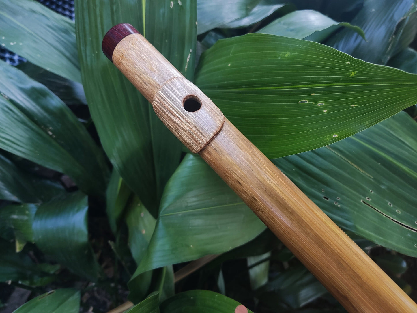 Low D Major Pentatonic Flute with Lip Plate. High Quality bamboo Flute with an Intuitive Scale for Meditation and Improvisation | Rui Gomes
