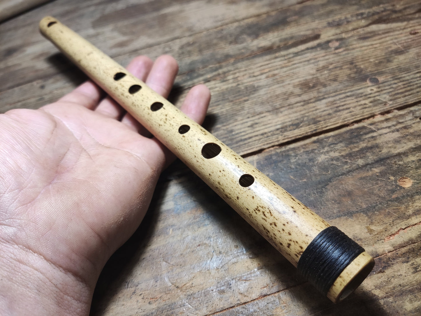C Major Transverse Bamboo Flute. Soprano fife in the key of C5, concert tuned to A=440Hz, Small bansuri, handmade by Rui Gomes