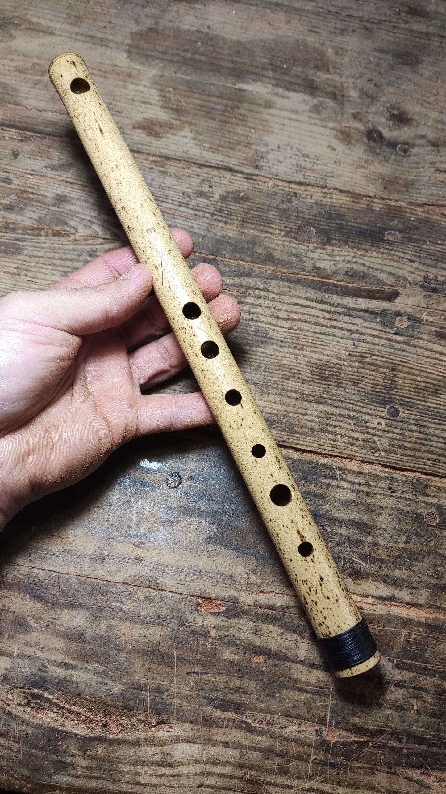 C Major Transverse Bamboo Flute. Soprano fife in the key of C5, concert tuned to A=440Hz, Small bansuri, handmade by Rui Gomes