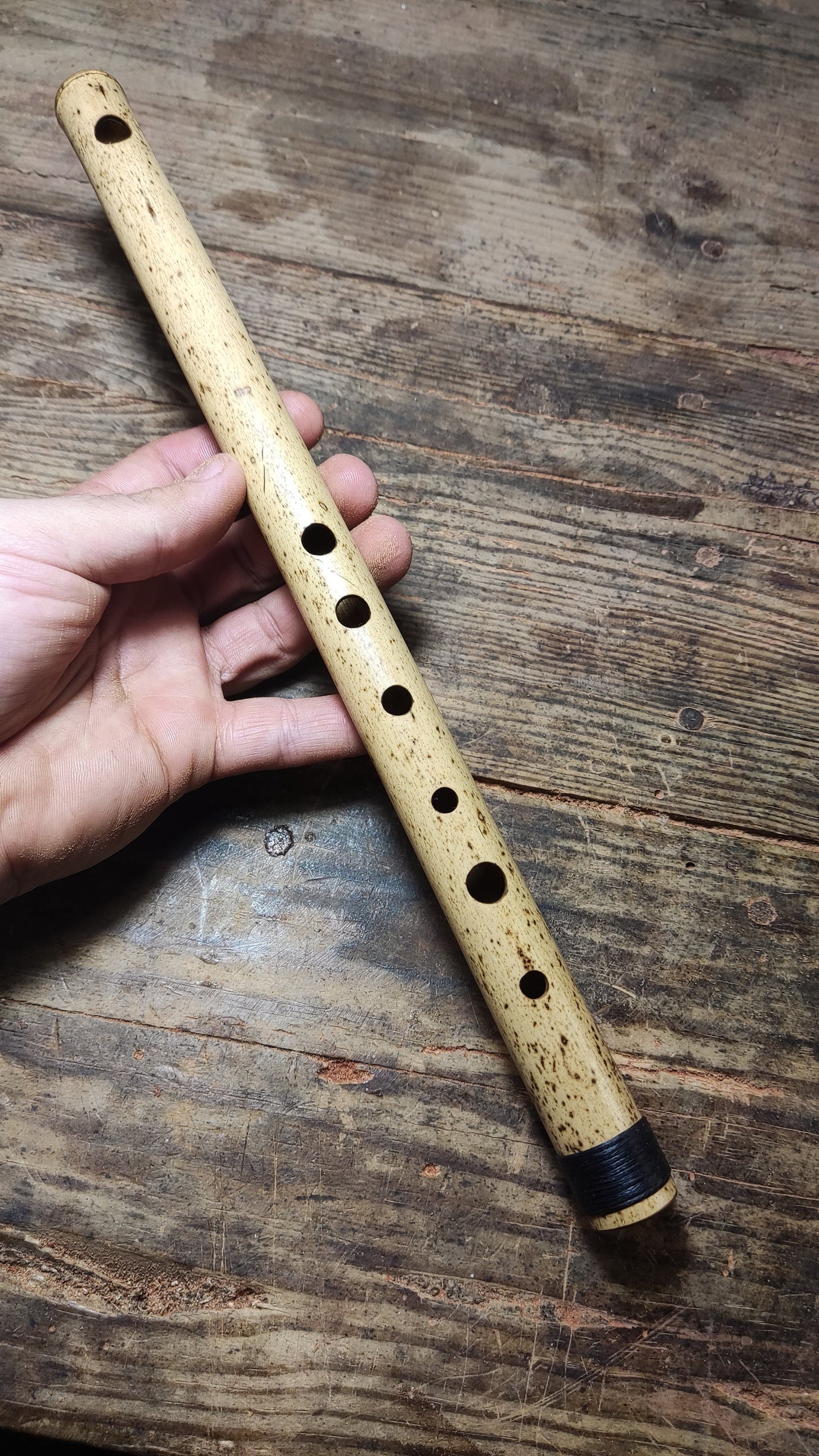 C Major Transverse Bamboo Flute. Soprano fife in the key of C5, concert tuned to A=440Hz, Small bansuri, handmade by Rui Gomes