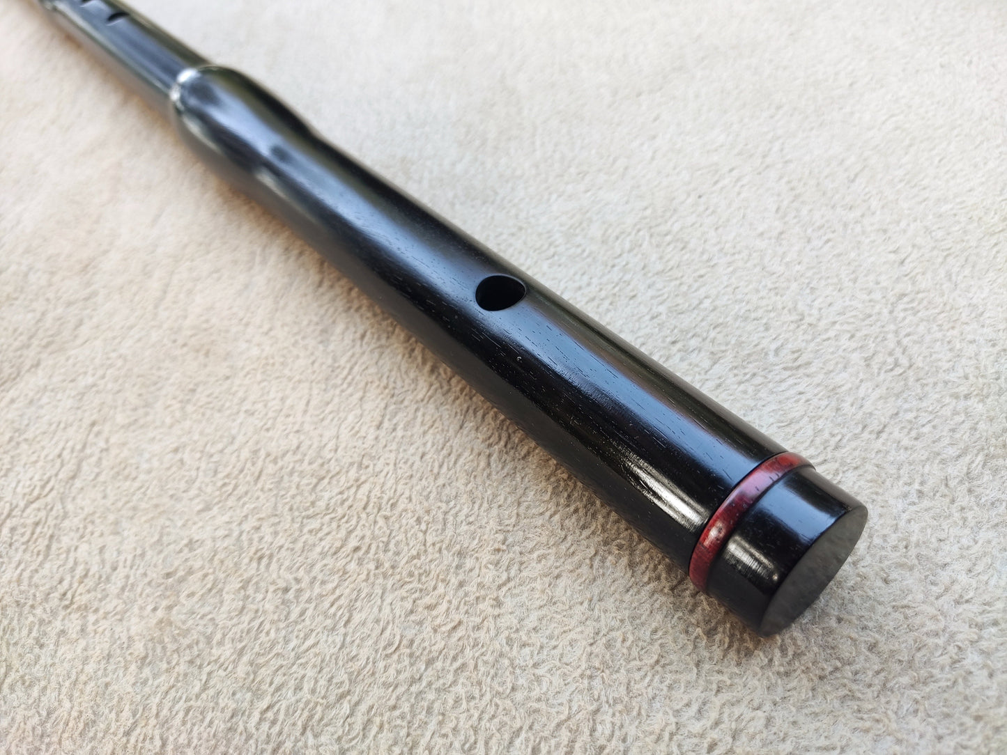 Low D Blackwood Flute concert tuned for Folk Music | Handmade keyless D Major Flute for World Music | Rui Gomes