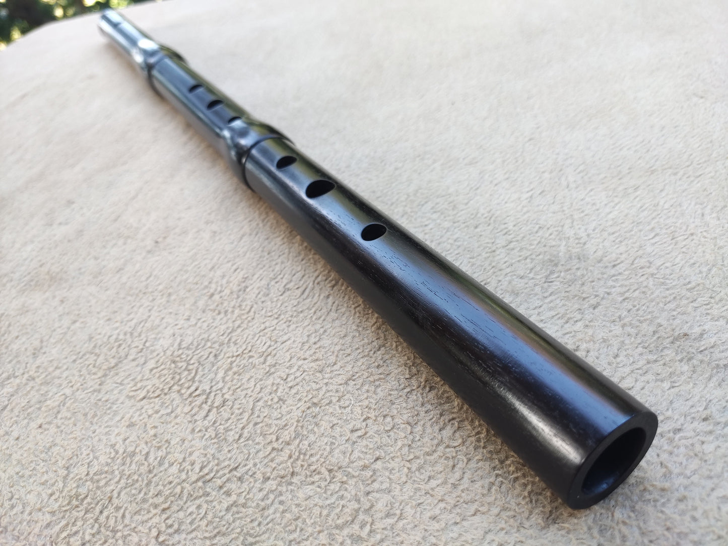 Low D Blackwood Flute concert tuned for Folk Music | Handmade keyless D Major Flute for World Music | Rui Gomes