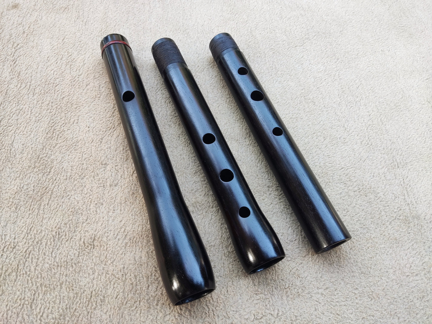 Low D Blackwood Flute concert tuned for Folk Music | Handmade keyless D Major Flute for World Music | Rui Gomes