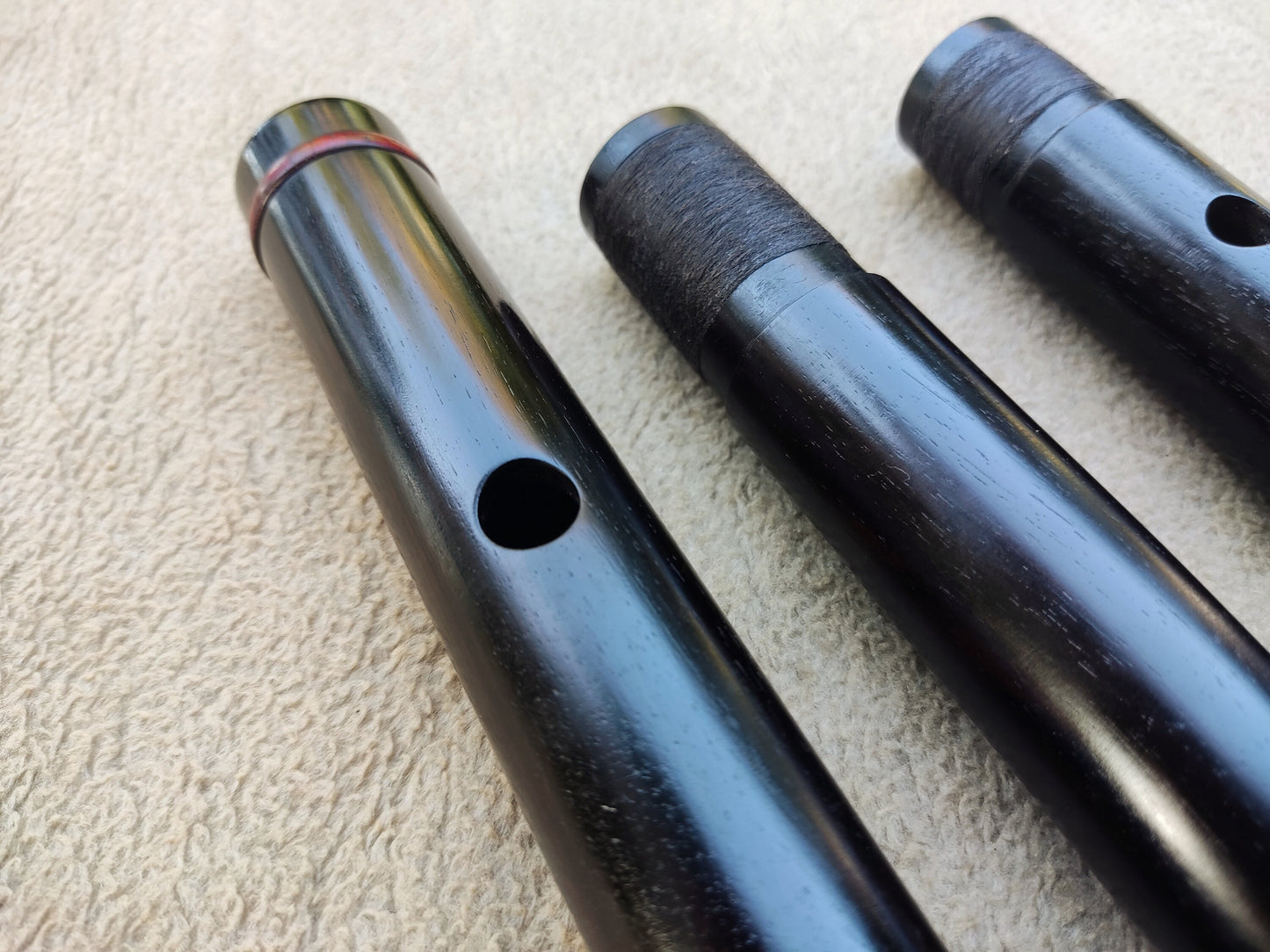 Low D Blackwood Flute concert tuned for Folk Music | Handmade keyless D Major Flute for World Music | Rui Gomes