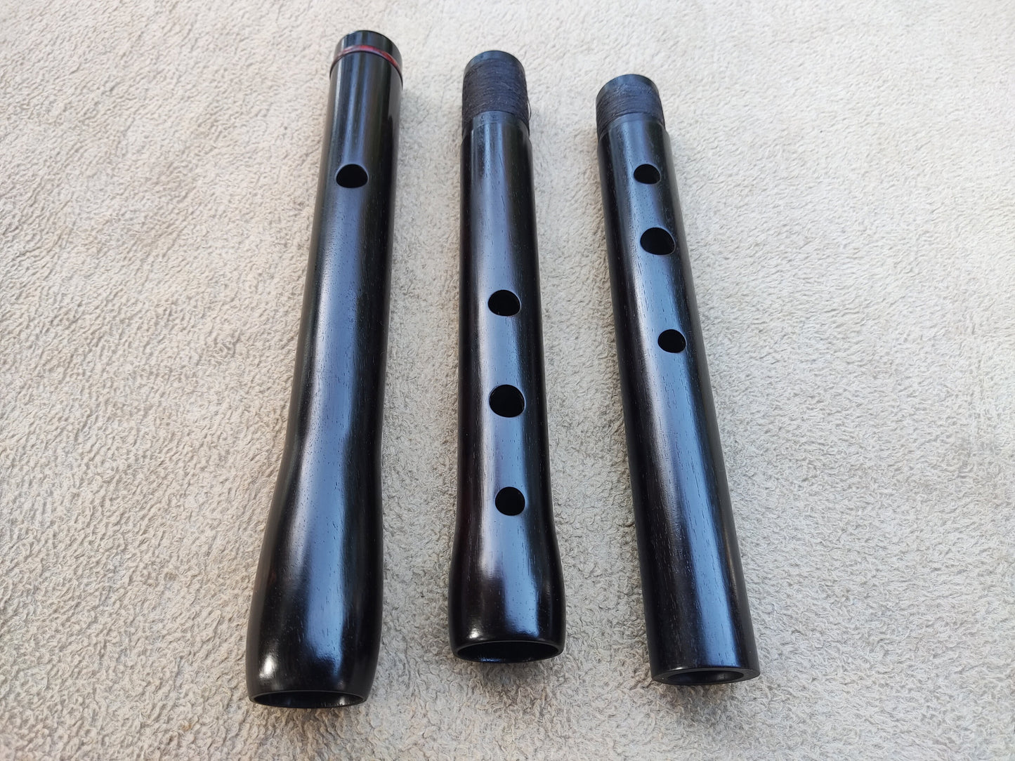 Low D Blackwood Flute concert tuned for Folk Music | Handmade keyless D Major Flute for World Music | Rui Gomes