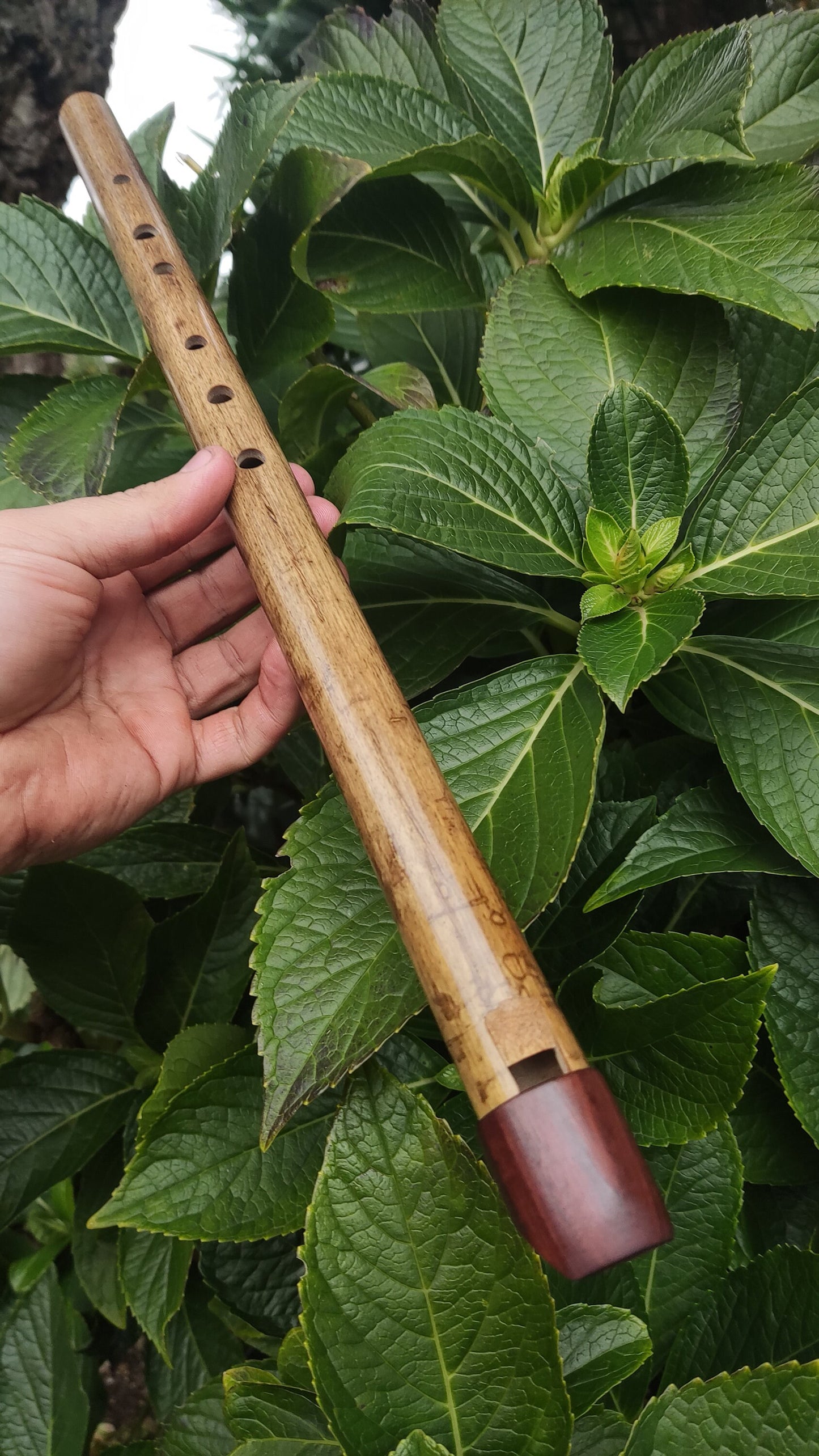 Low G Whistle, handmade in the Irish Style | Concert tuned Alto G bamboo flute tuned to a Major Scale | 6 holes Bamboo Whistle | Rui Gomes