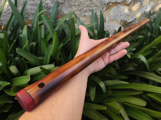 Low B Major Scale Bamboo Flute | 6-hole Concert tuned Flute for Folk | Bansuri equivalent for western music | Handmade by Rui Gomes